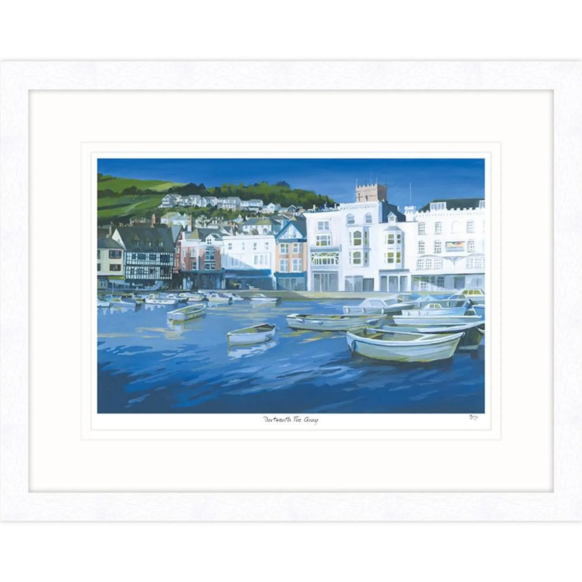 Dartmouth|Devon*Whistlefish Dartmouth, The Quay Framed Print