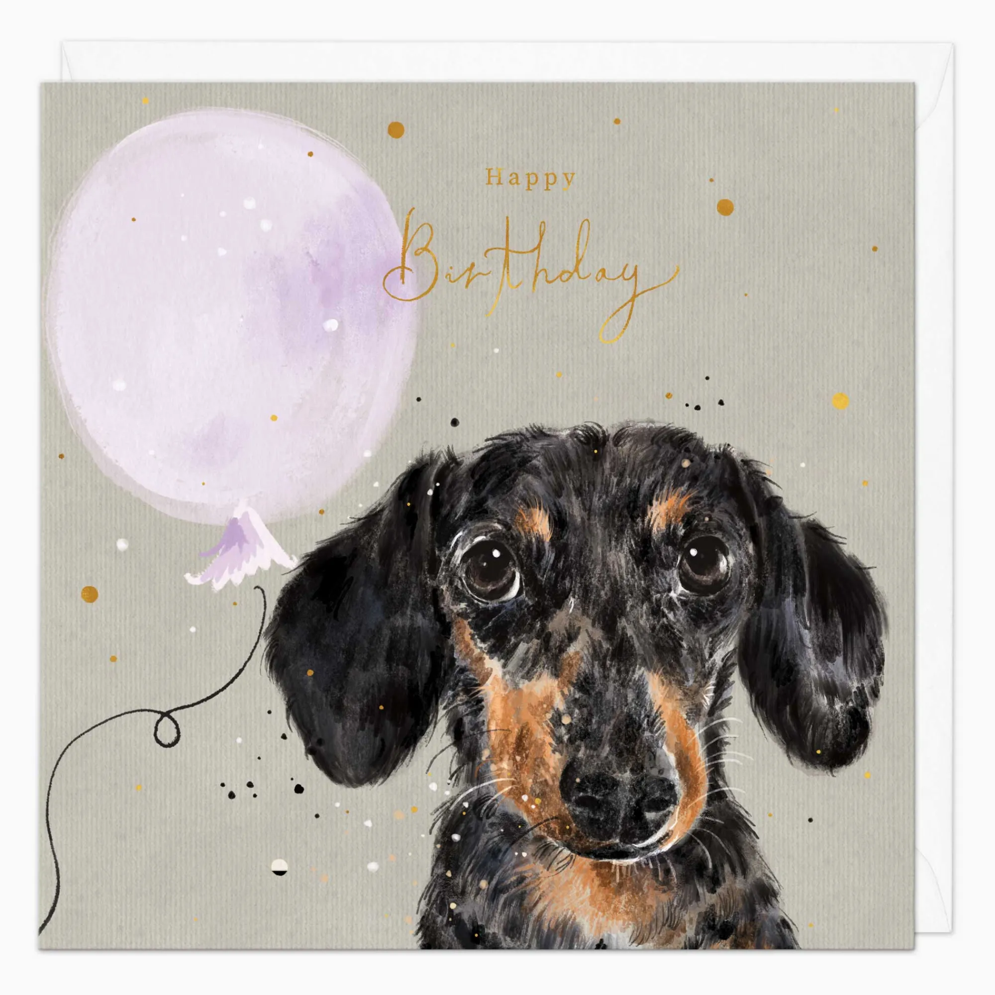 Birthday|For Her*Whistlefish Daschund Birthday Card