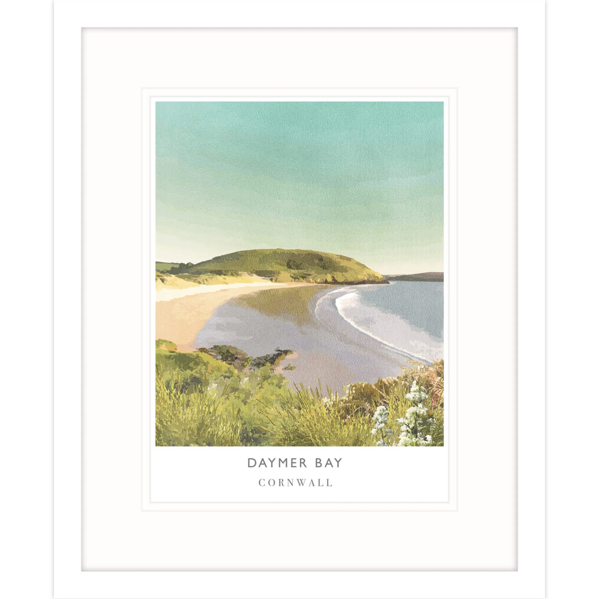 Cornwall|Travel*Whistlefish Daymer Bay Framed Print
