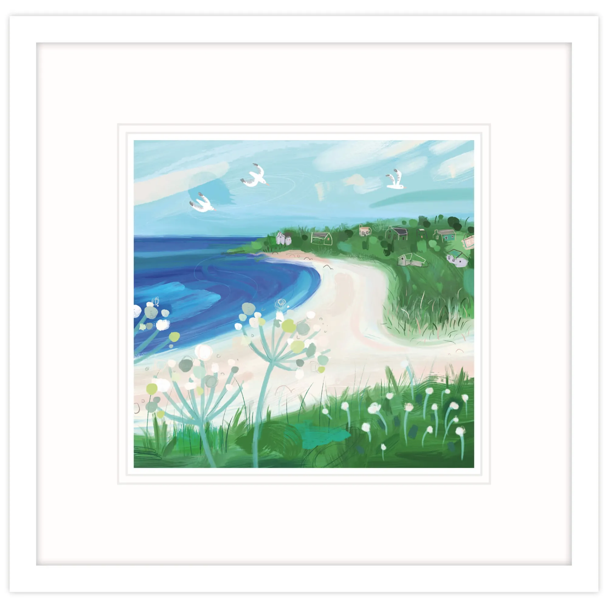 Cornwall|Coastal Scenes*Whistlefish Daymer Bay Framed Print