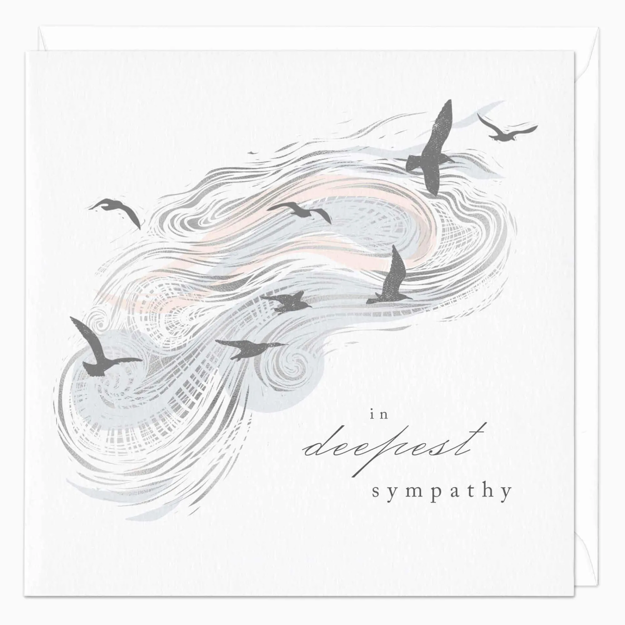 Sympathy*Whistlefish Deepest Sympathy Lino Card
