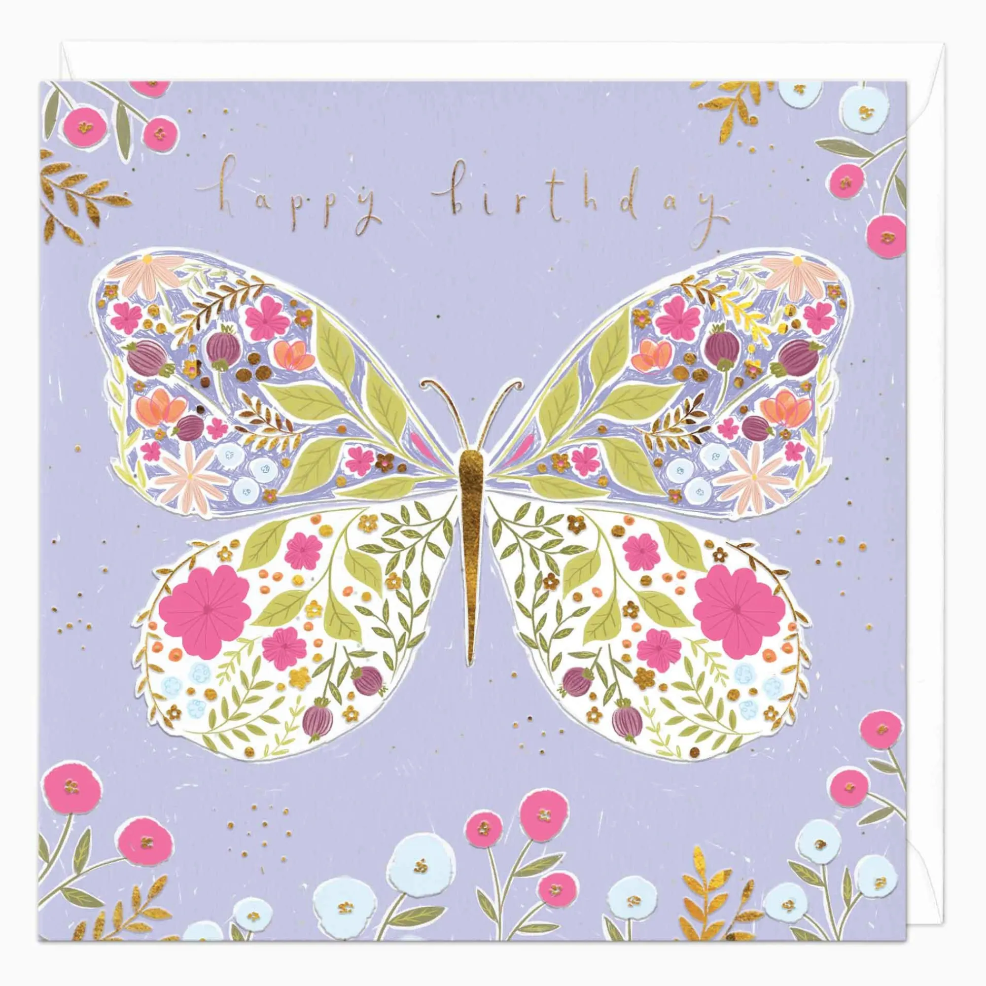 Birthday|For Her*Whistlefish Delicate Butterfly Birthday Card