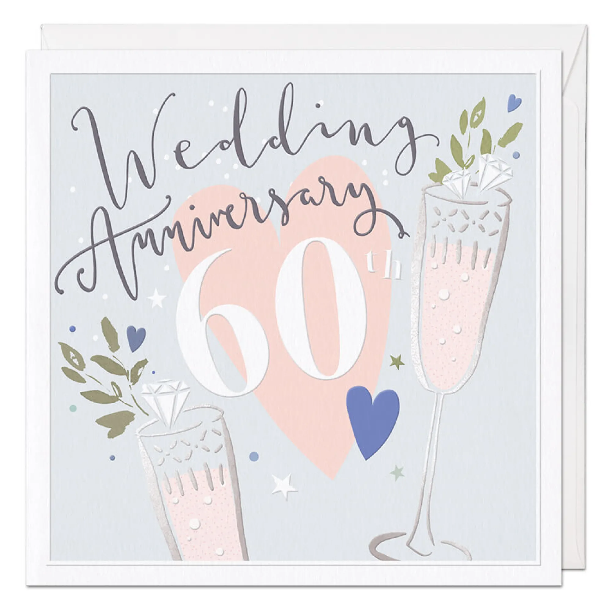 Wedding|Anniversary*Whistlefish Diamond Wedding Luxury Anniversary Card