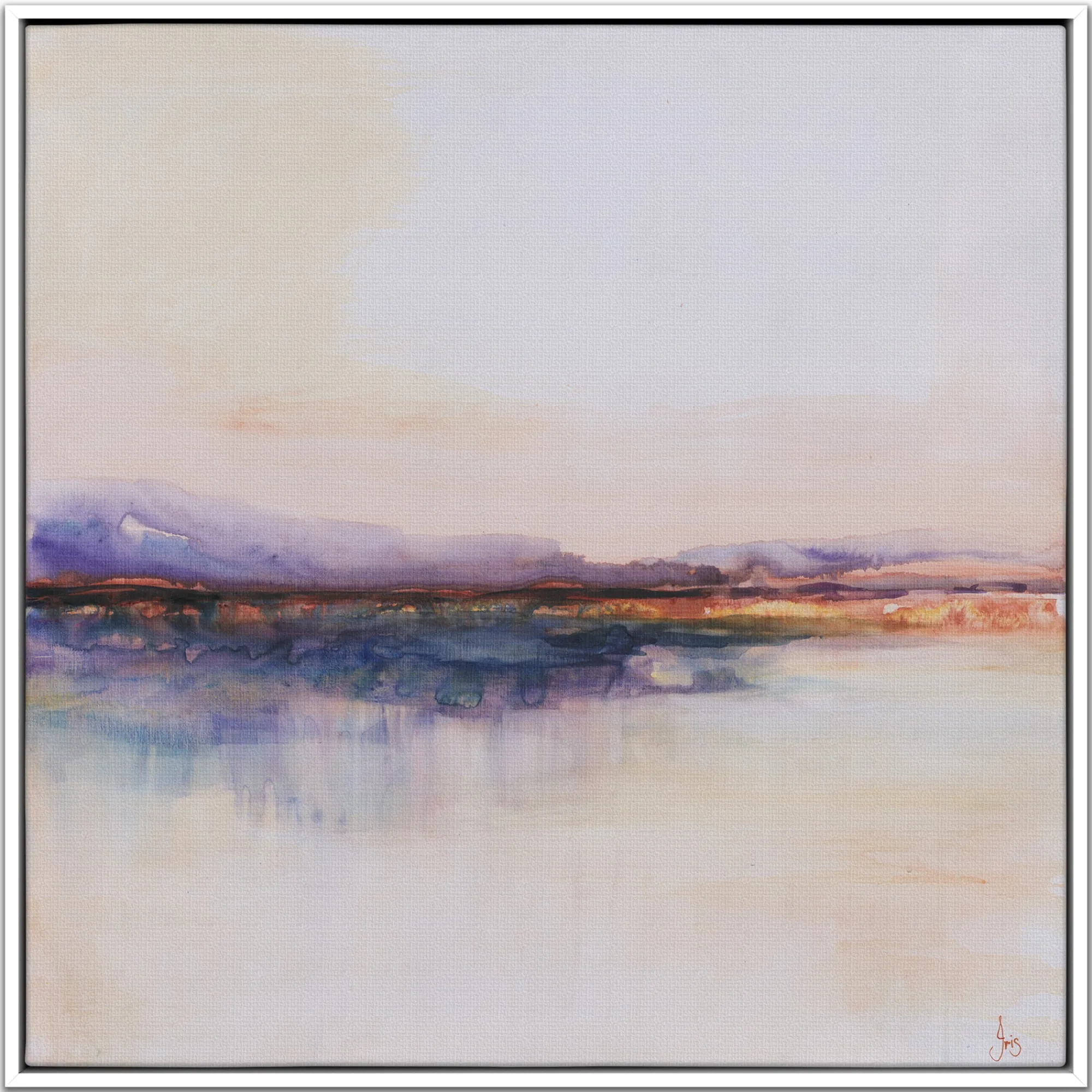 Framed Canvas*Whistlefish Distant Hills Framed Canvas