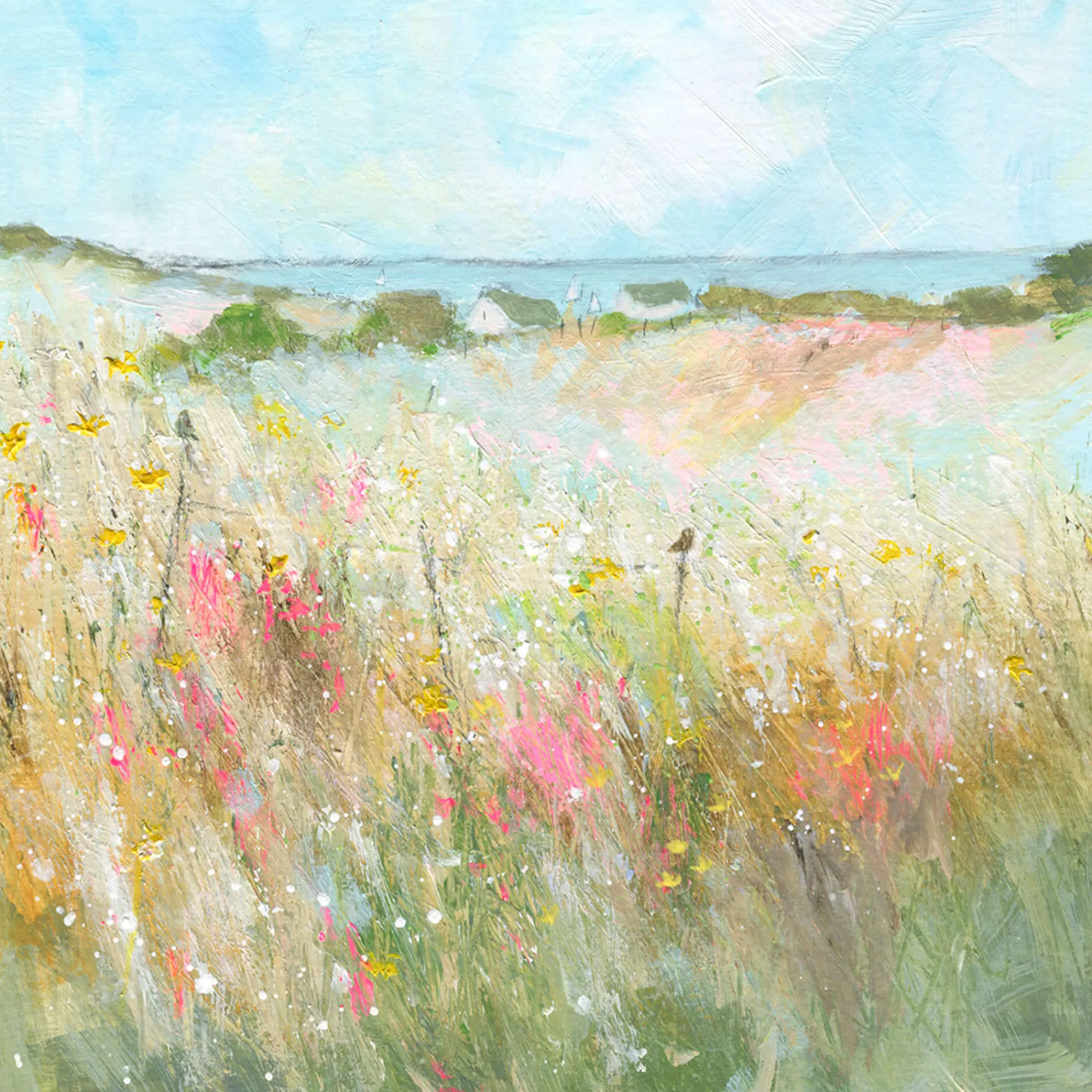 Unframed Prints*Whistlefish Distant Houses Art Print
