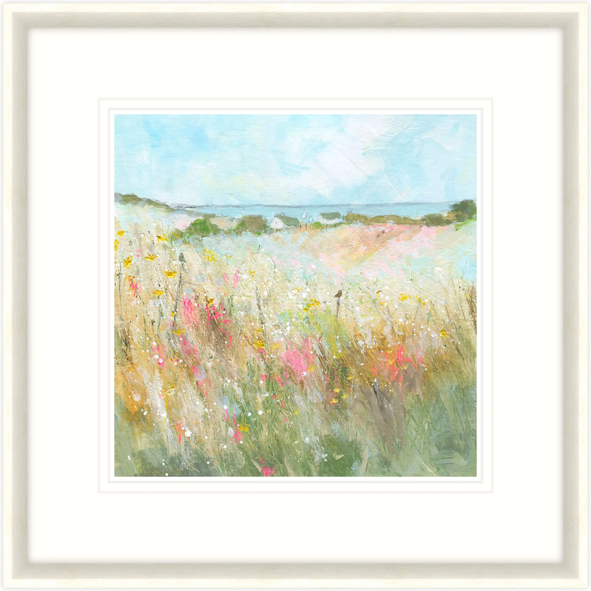 Coastal Scenes|Framed Prints*Whistlefish Distant Houses Framed Print