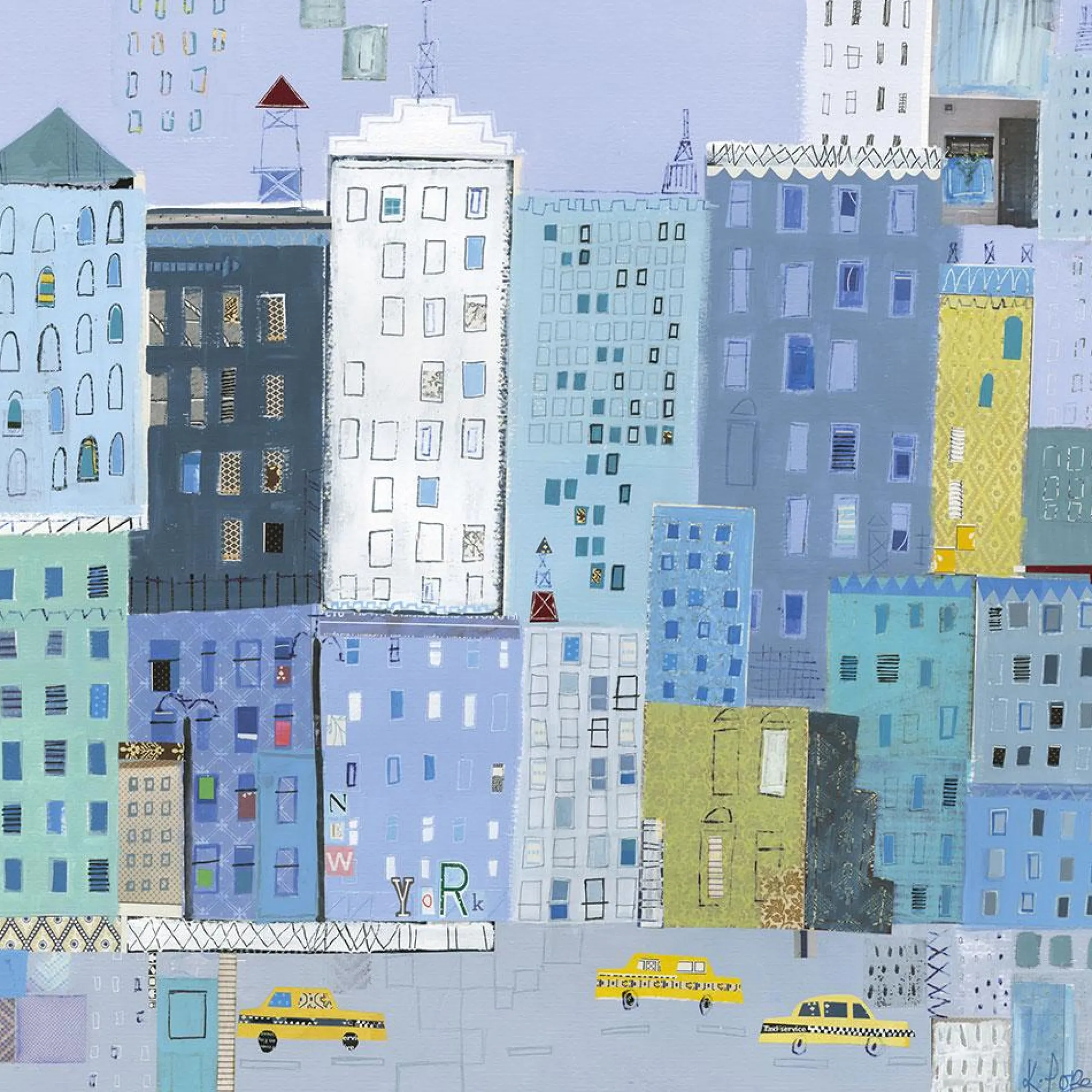 Unframed Prints*Whistlefish Downtown New York Art Print