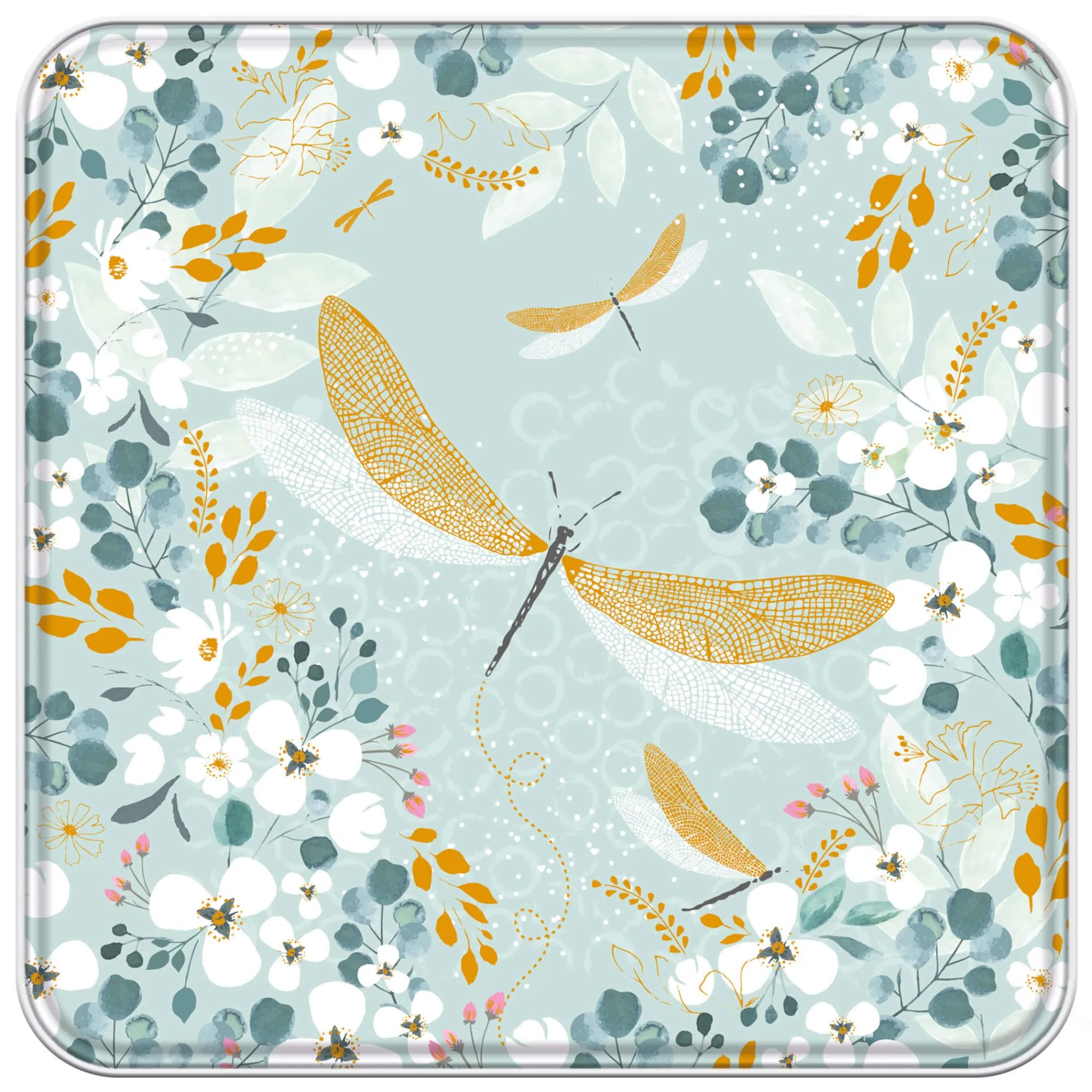 Under £10|Floral Gifts*Whistlefish Dragonfly Birthday Notelets Tin