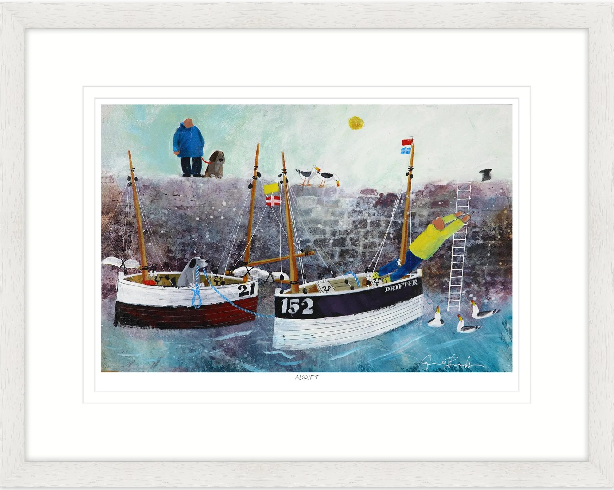 Framed Prints*Whistlefish Drifter Framed Print