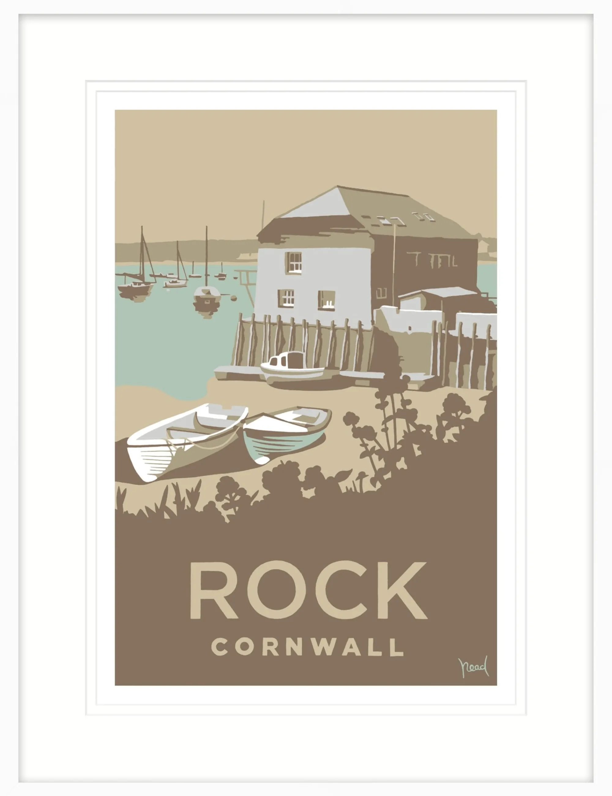 Cornwall|Travel*Whistlefish Dynamic Rock Framed Print