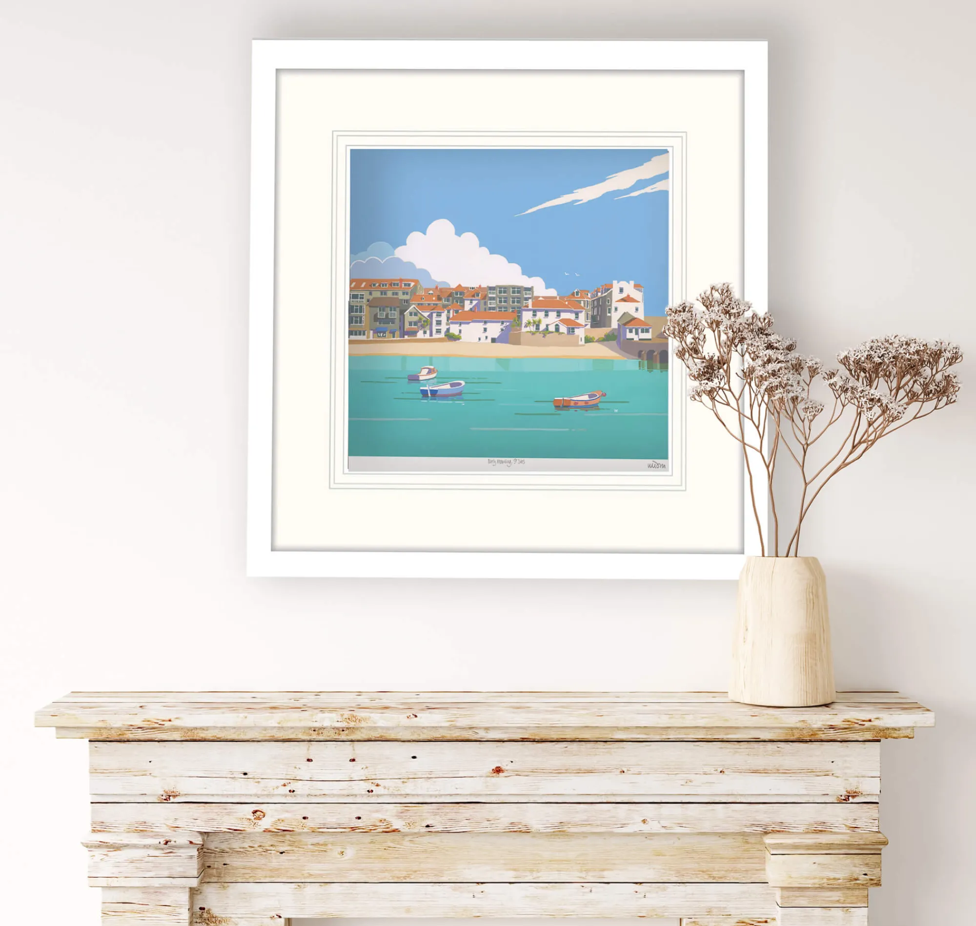 St Ives|Cornwall*Whistlefish Early Morning St Ives Framed Print