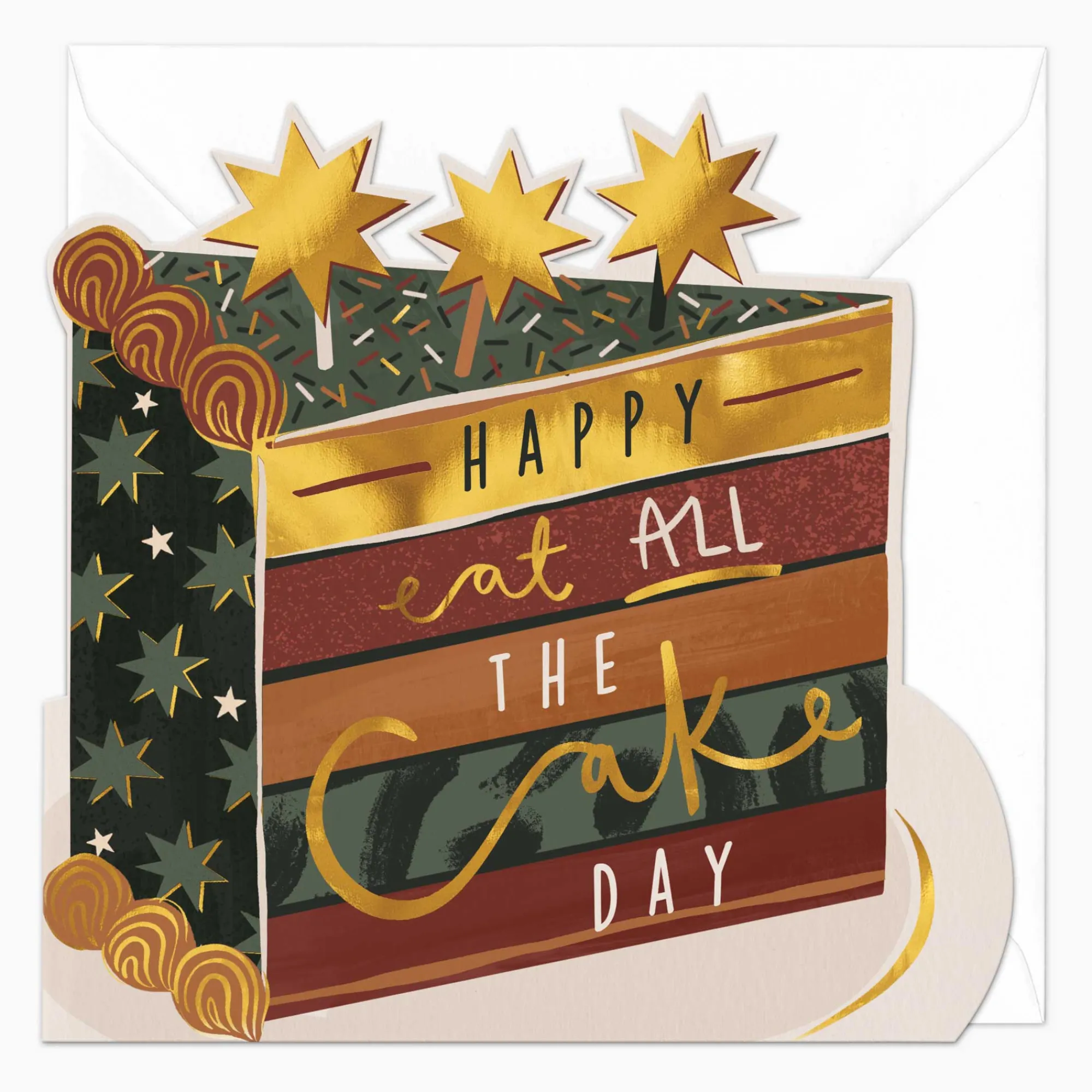 Birthday|For Him*Whistlefish Eat All The Cake Birthday Card