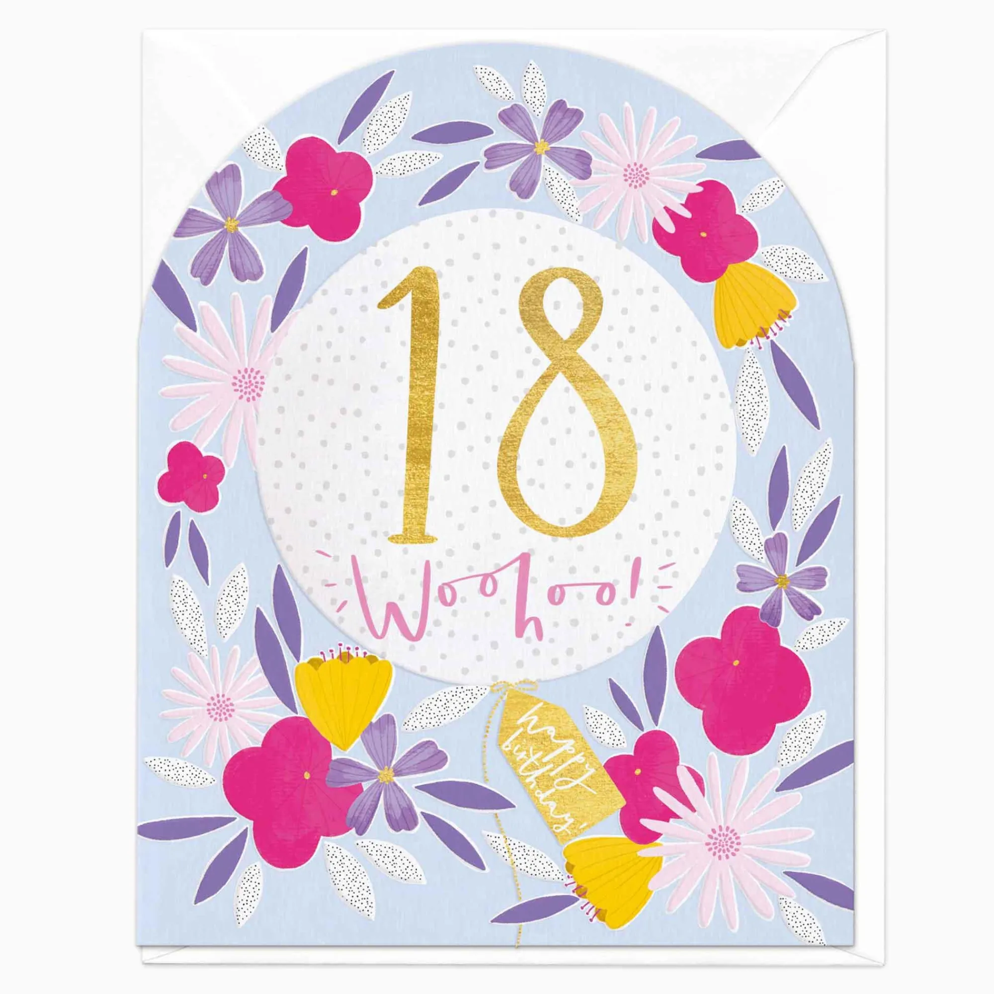 Birthday|By Age*Whistlefish Eighteen Cheers Birthday Arch Card