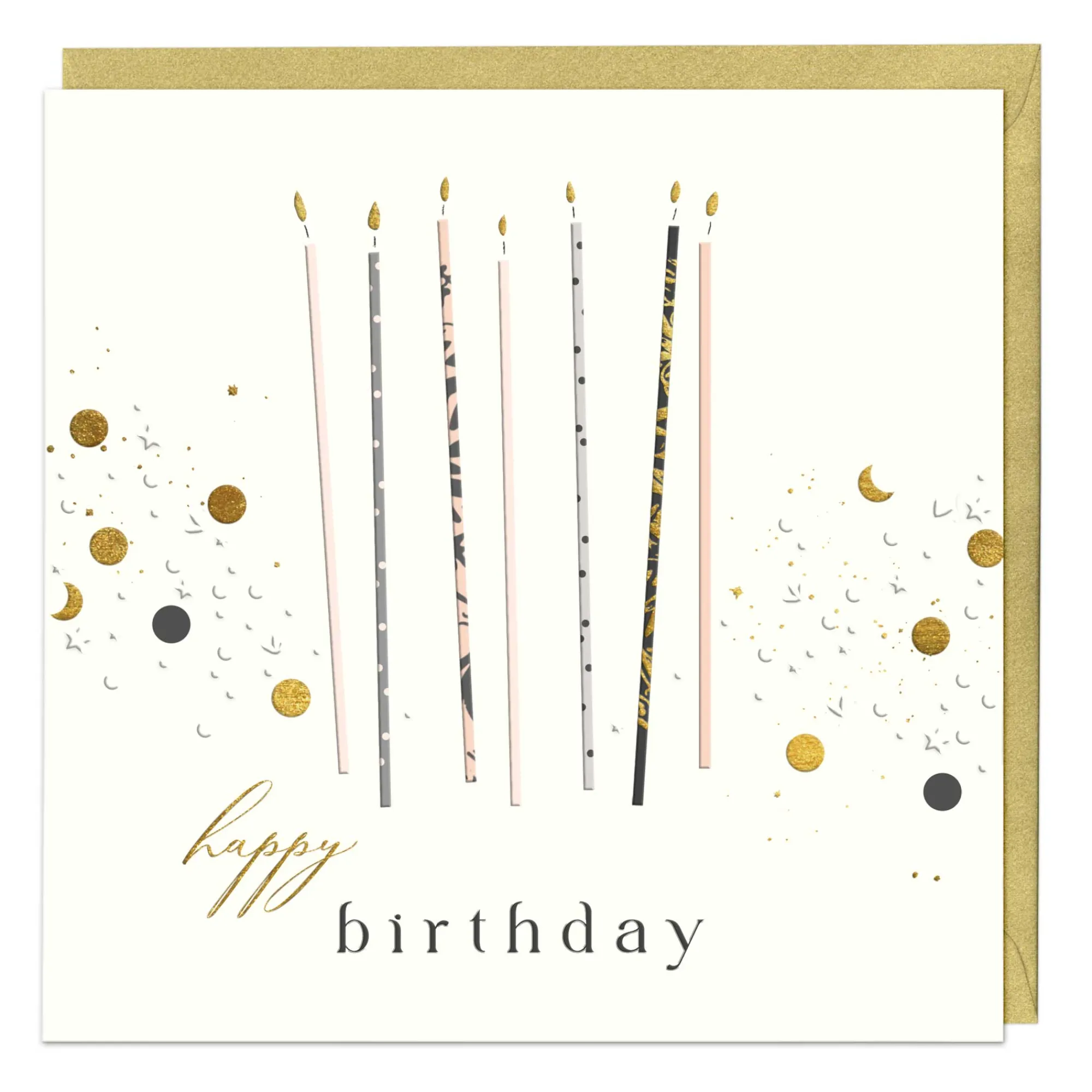 Birthday|Birthday*Whistlefish Elegant Candles Birthday Luxury Card