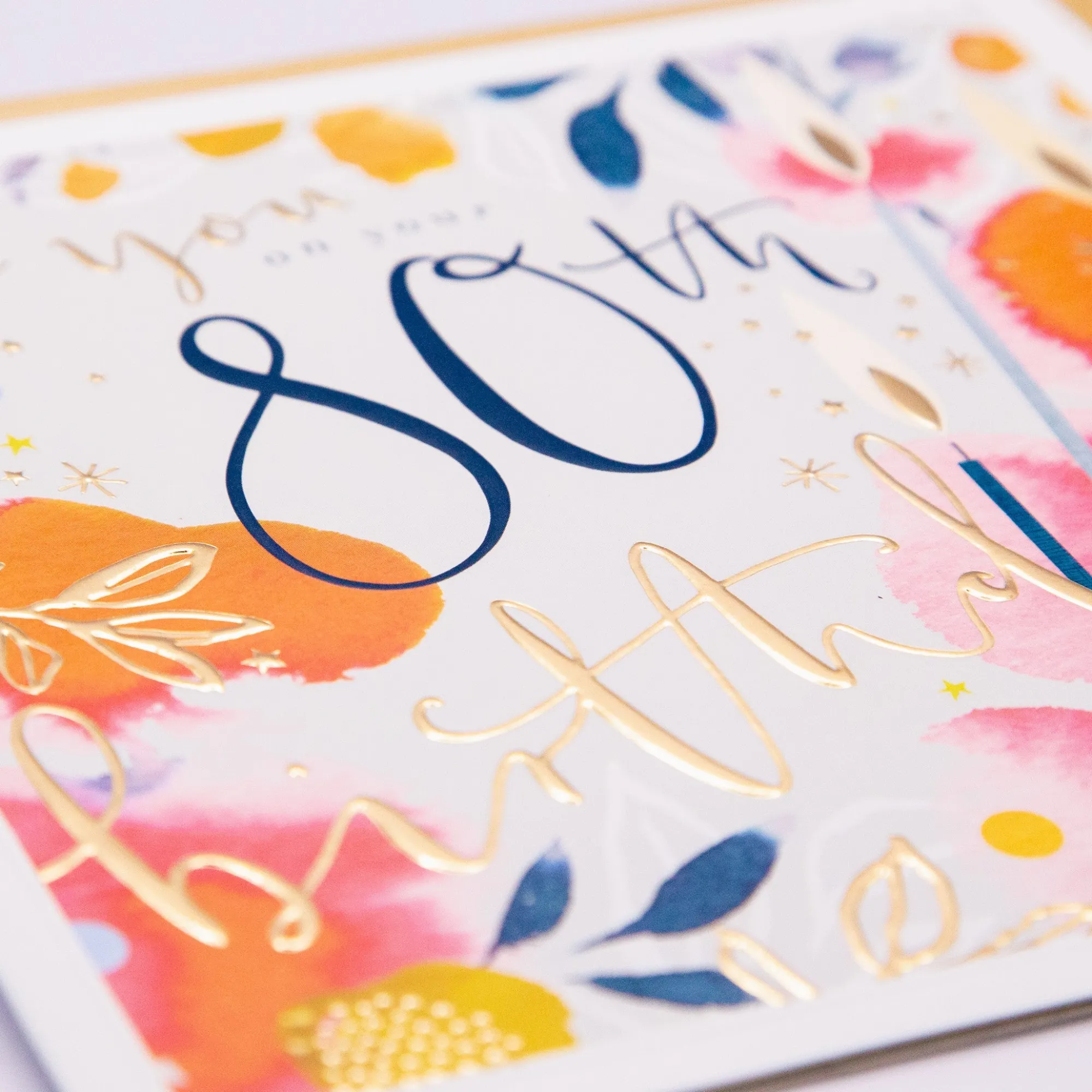 Birthday|Birthday*Whistlefish Elegant 80th Luxury Birthday Card
