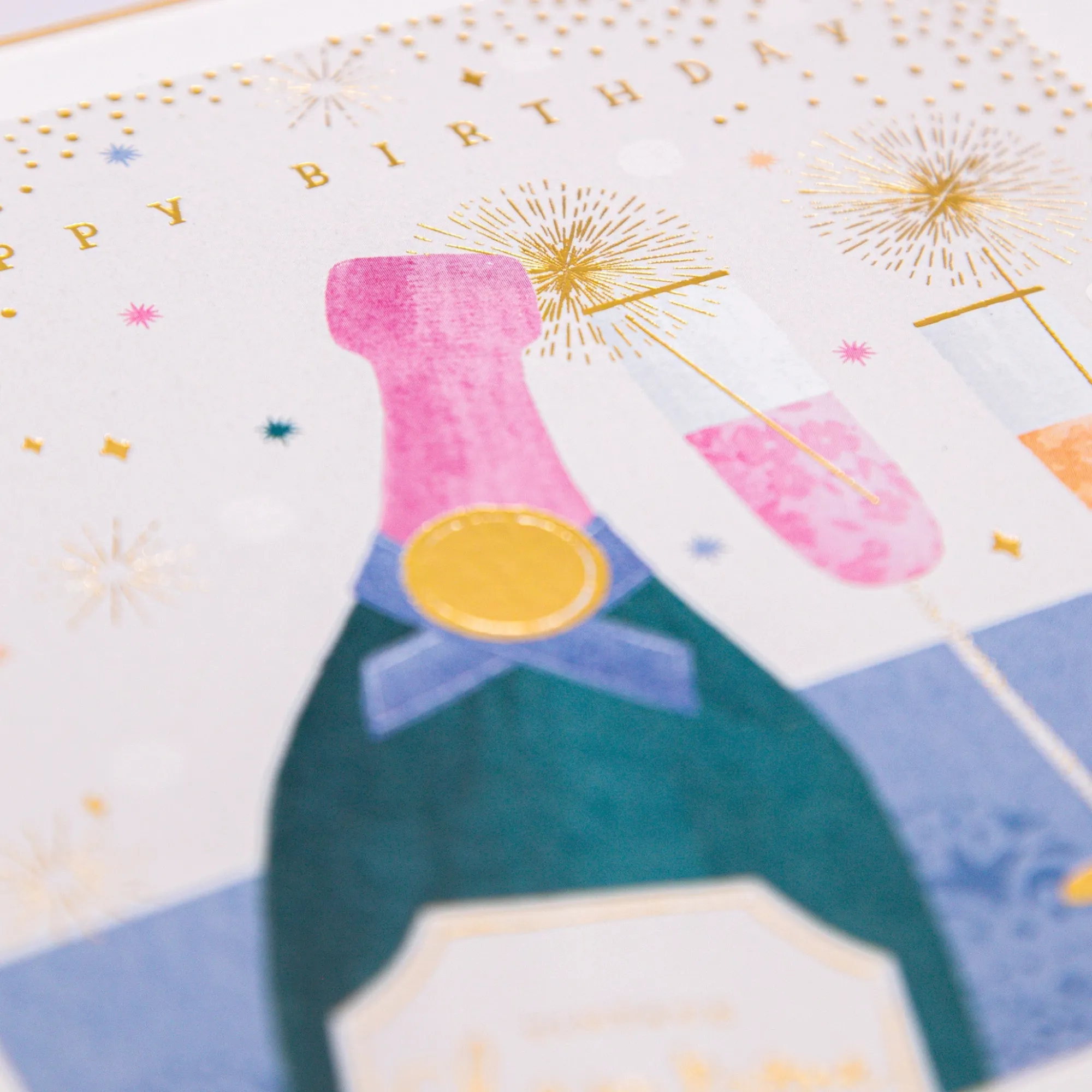 Birthday|For Her*Whistlefish Elegant Toast Birthday Card