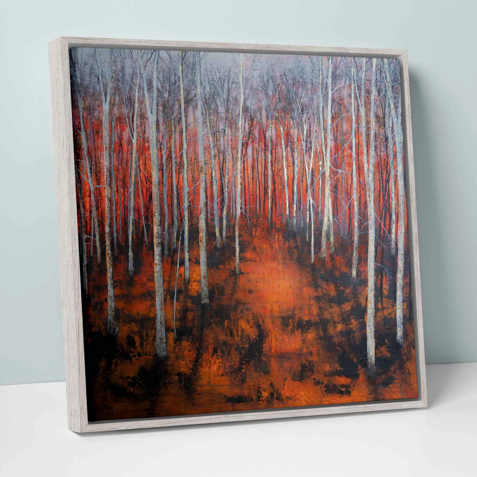 Framed Canvas*Whistlefish Enchaned Woods Medium Framed Canvas