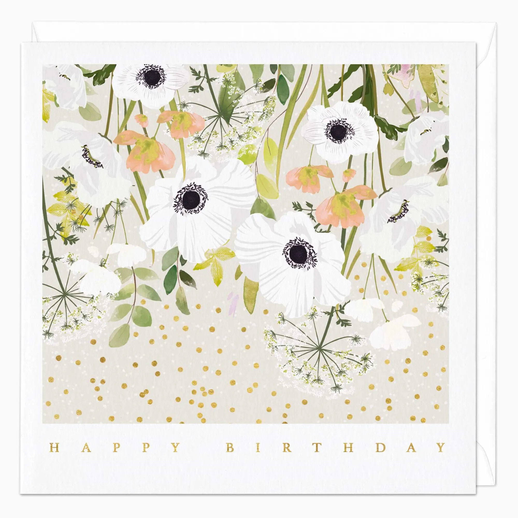Birthday*Whistlefish Falling Hedgerow Birthday Card