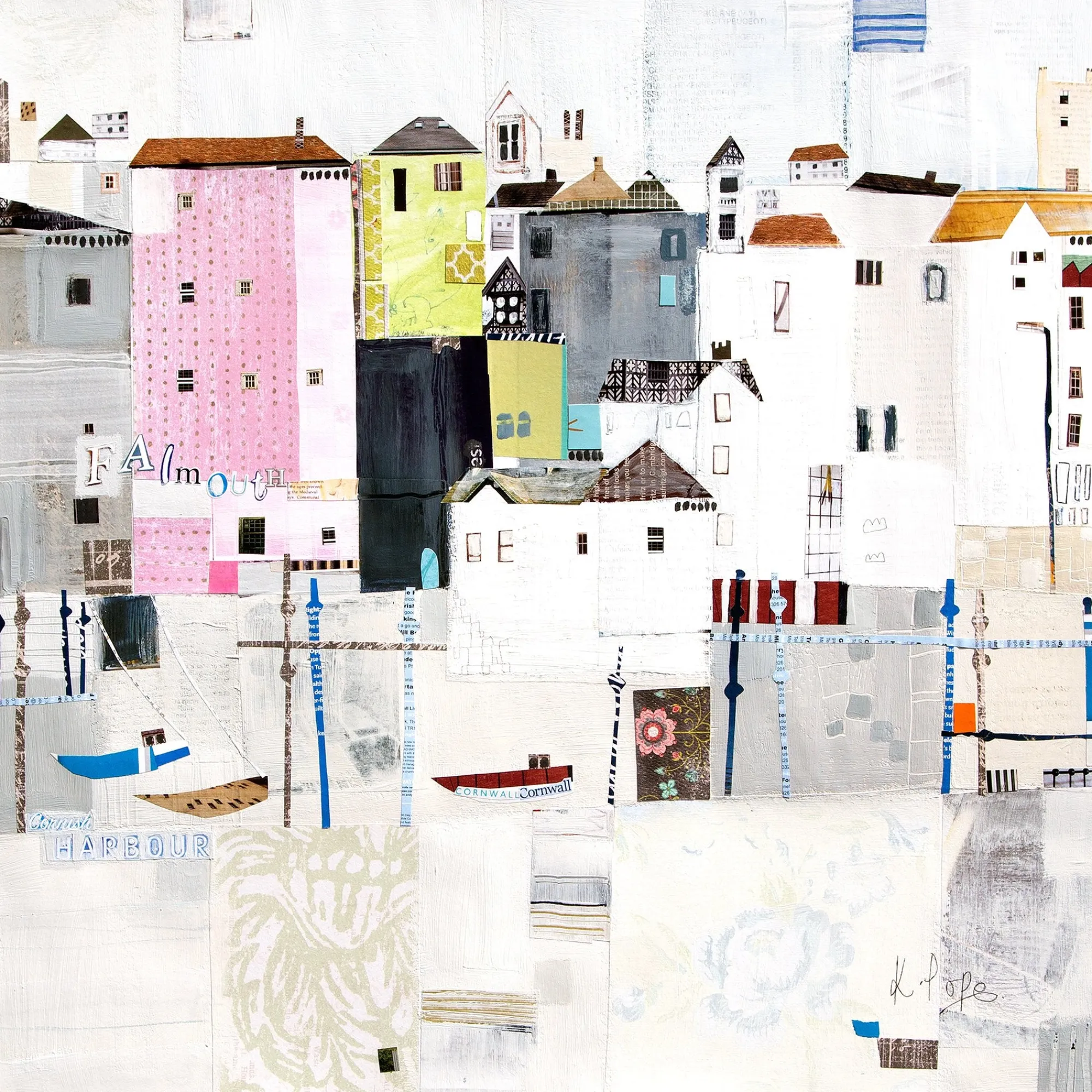 Unframed Prints*Whistlefish Falmouth Art Print