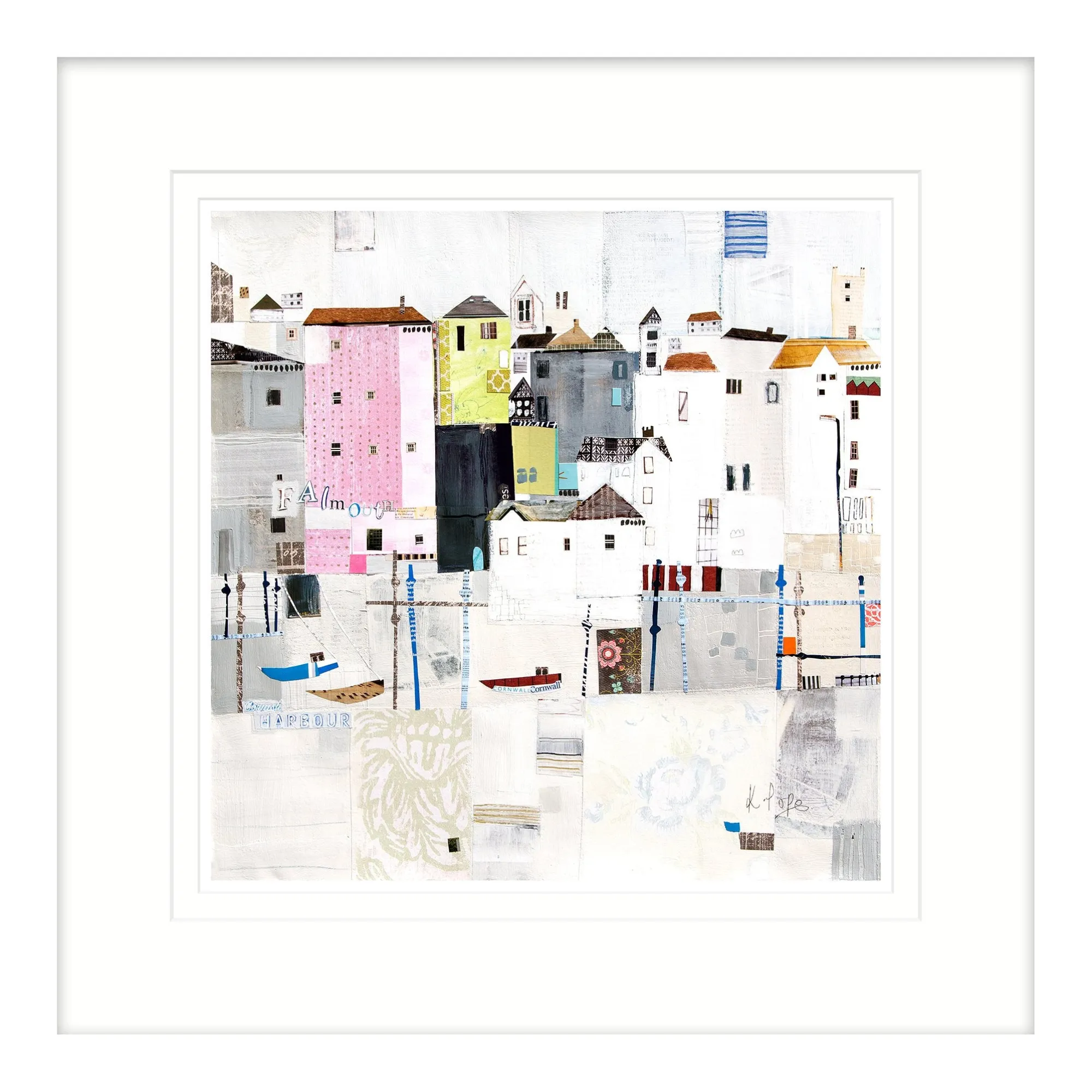 Cornwall|Falmouth*Whistlefish Falmouth Framed Print