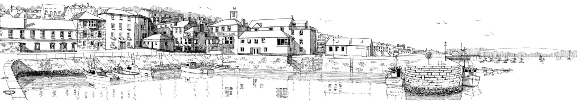 Unframed Prints*Whistlefish Falmouth Harbour Art Print
