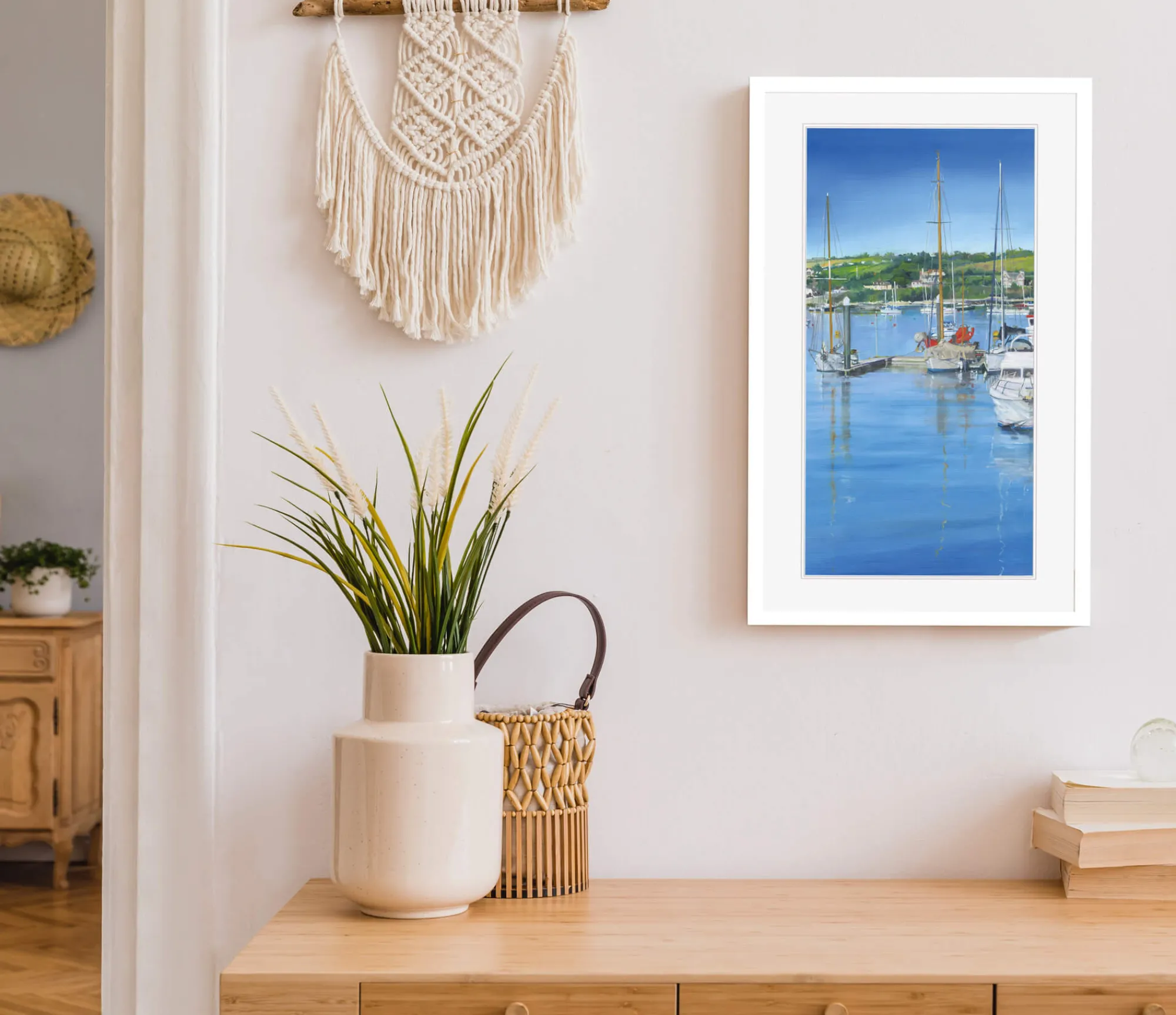 Unframed Prints*Whistlefish Falmouth Marina Art Print