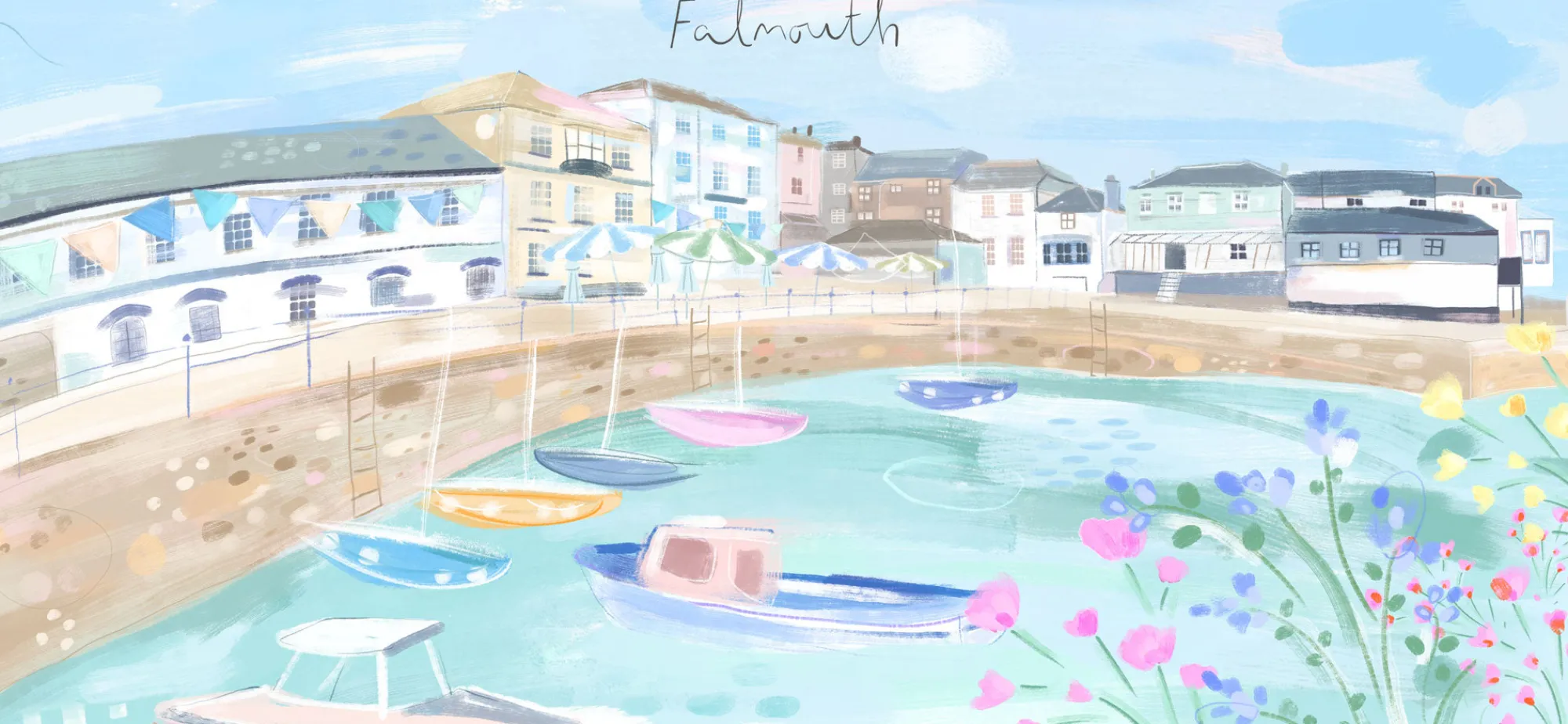Unframed Prints*Whistlefish Falmouth Small Art Print
