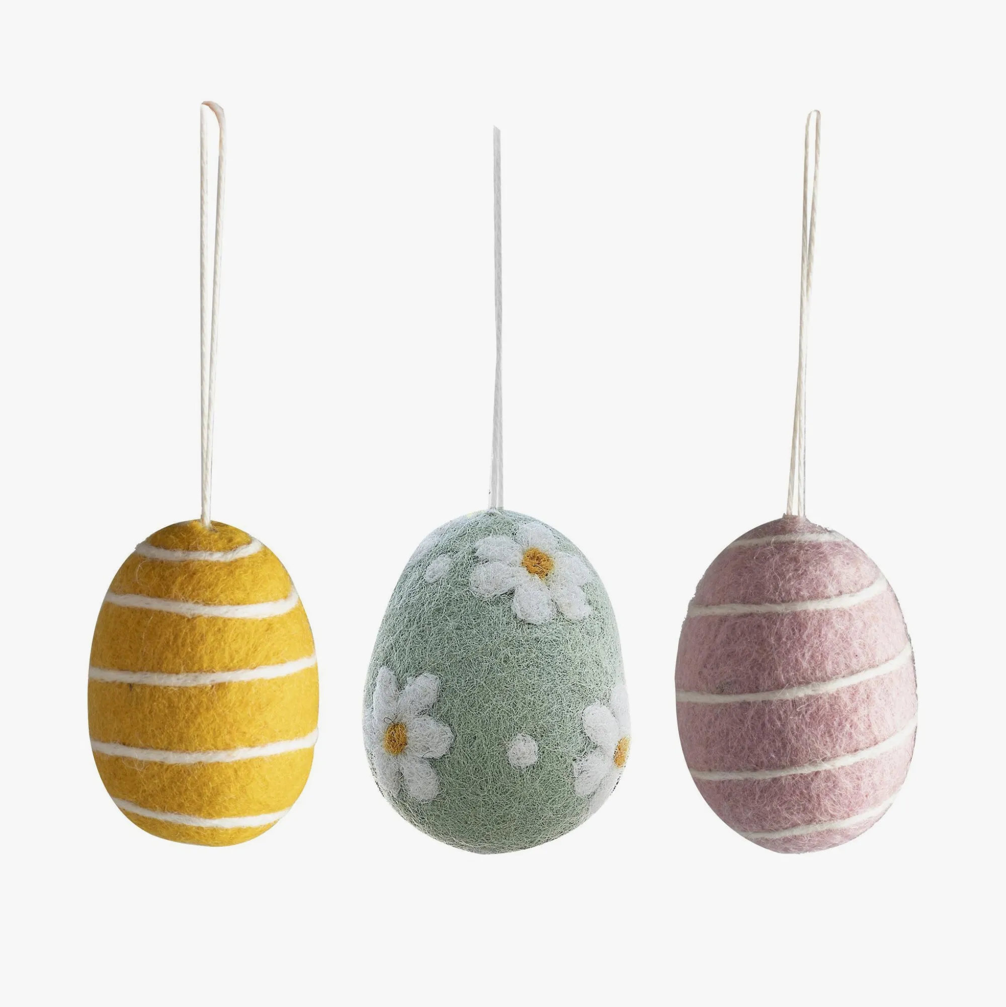 Decorations|Easter*Whistlefish Felt Easter Egg Tree Decorations