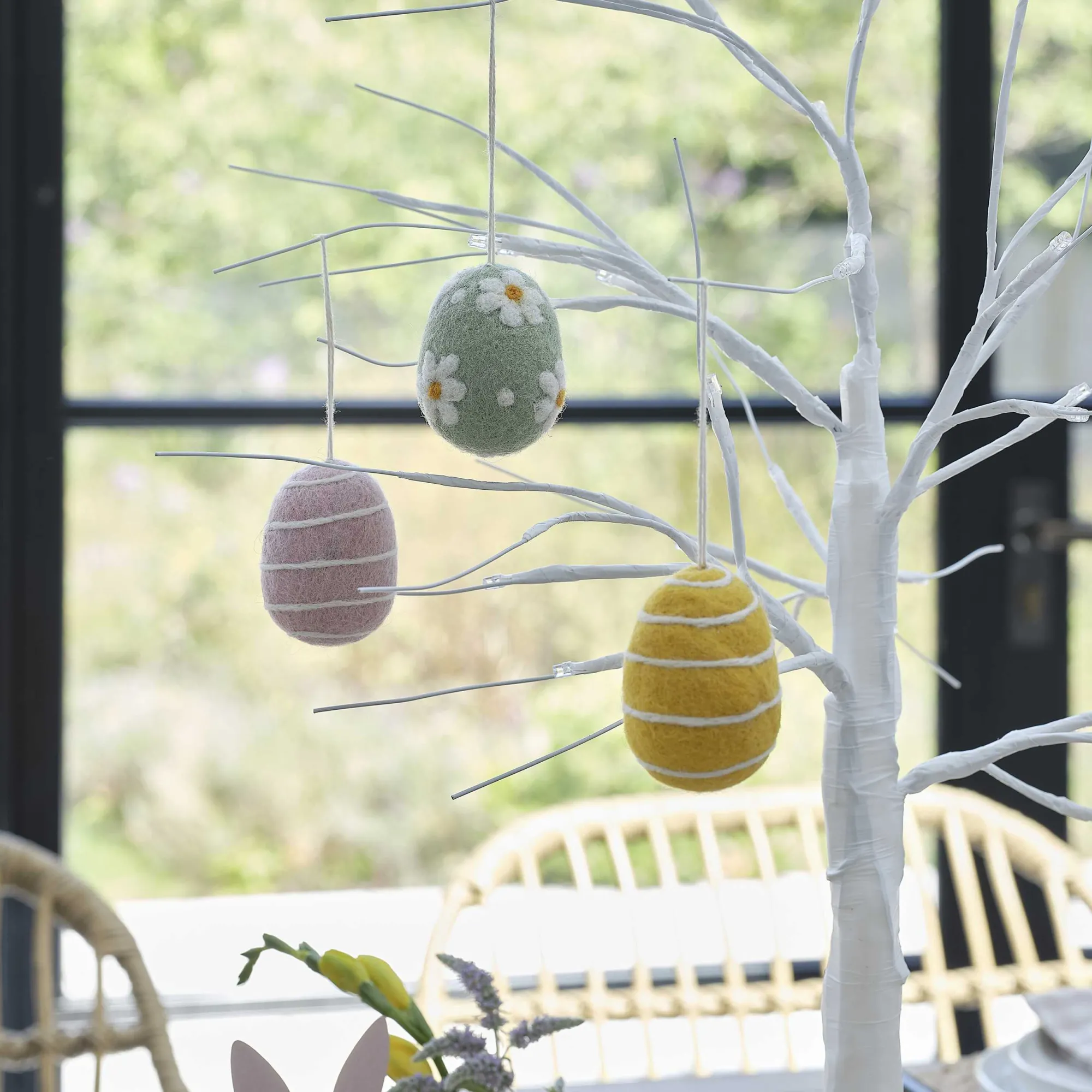 Decorations|Easter*Whistlefish Felt Easter Egg Tree Decorations
