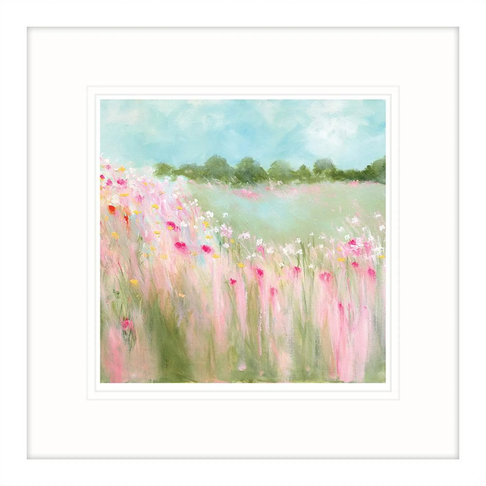 Framed Prints*Whistlefish Field Of Blooms Small Framed Print