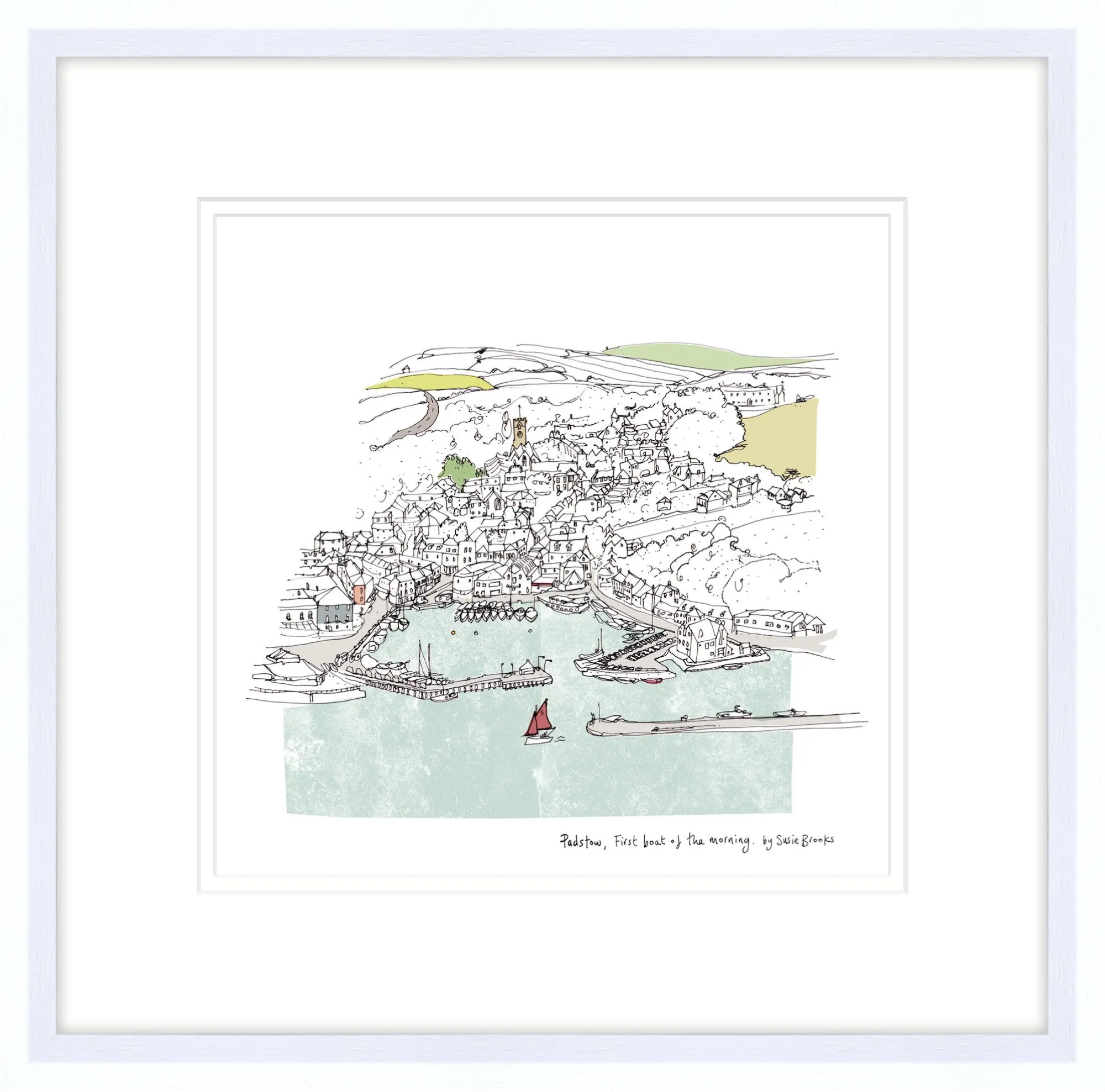 Padstow|Framed Prints*Whistlefish First Boat Framed Print