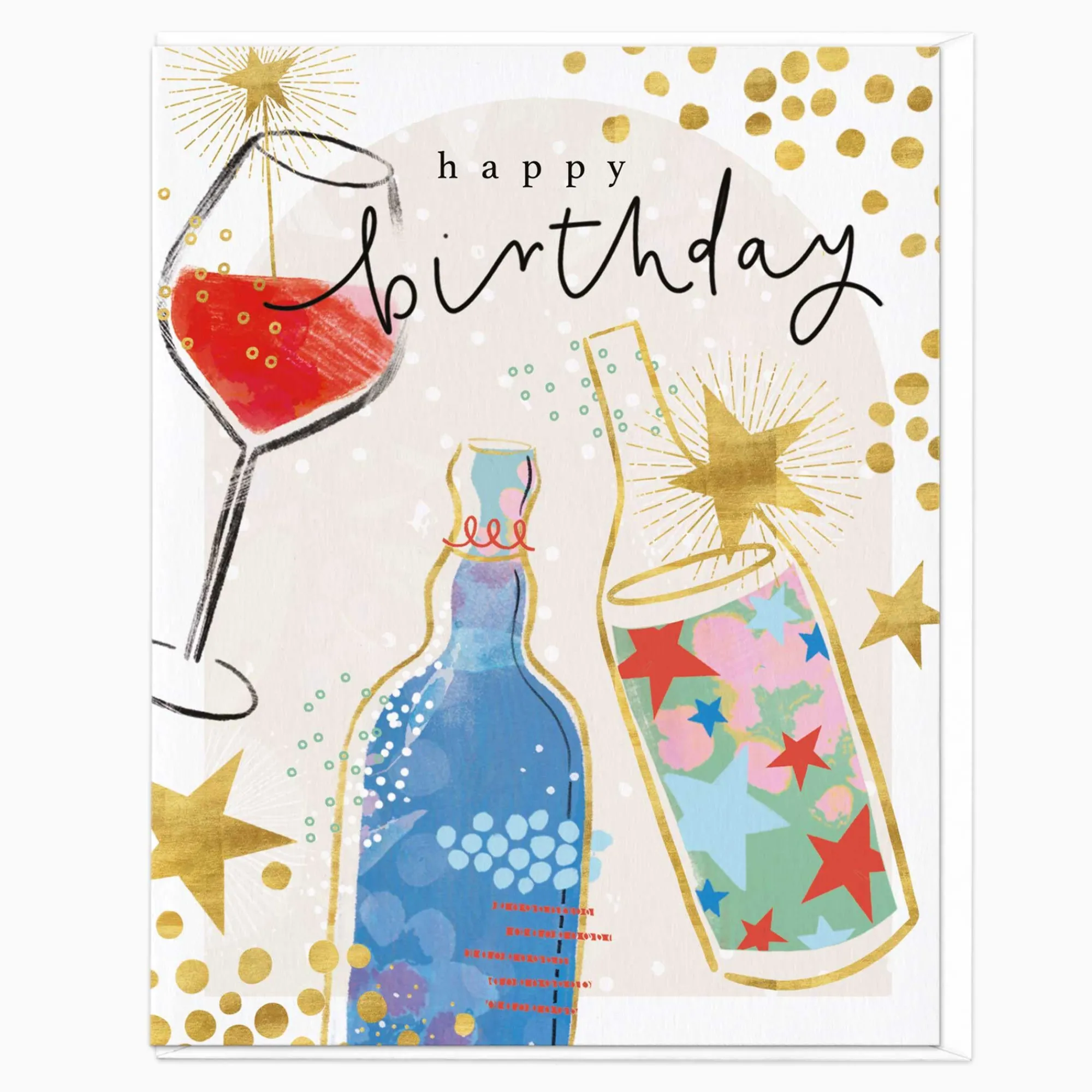 Birthday|For Him*Whistlefish Fizzy Birthday Toast Card