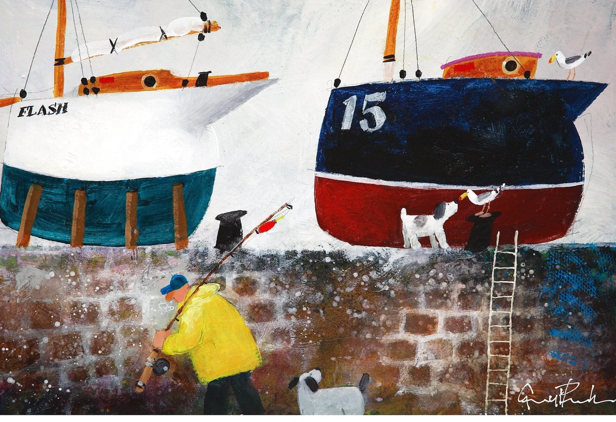 Unframed Prints*Whistlefish Flash Art Print