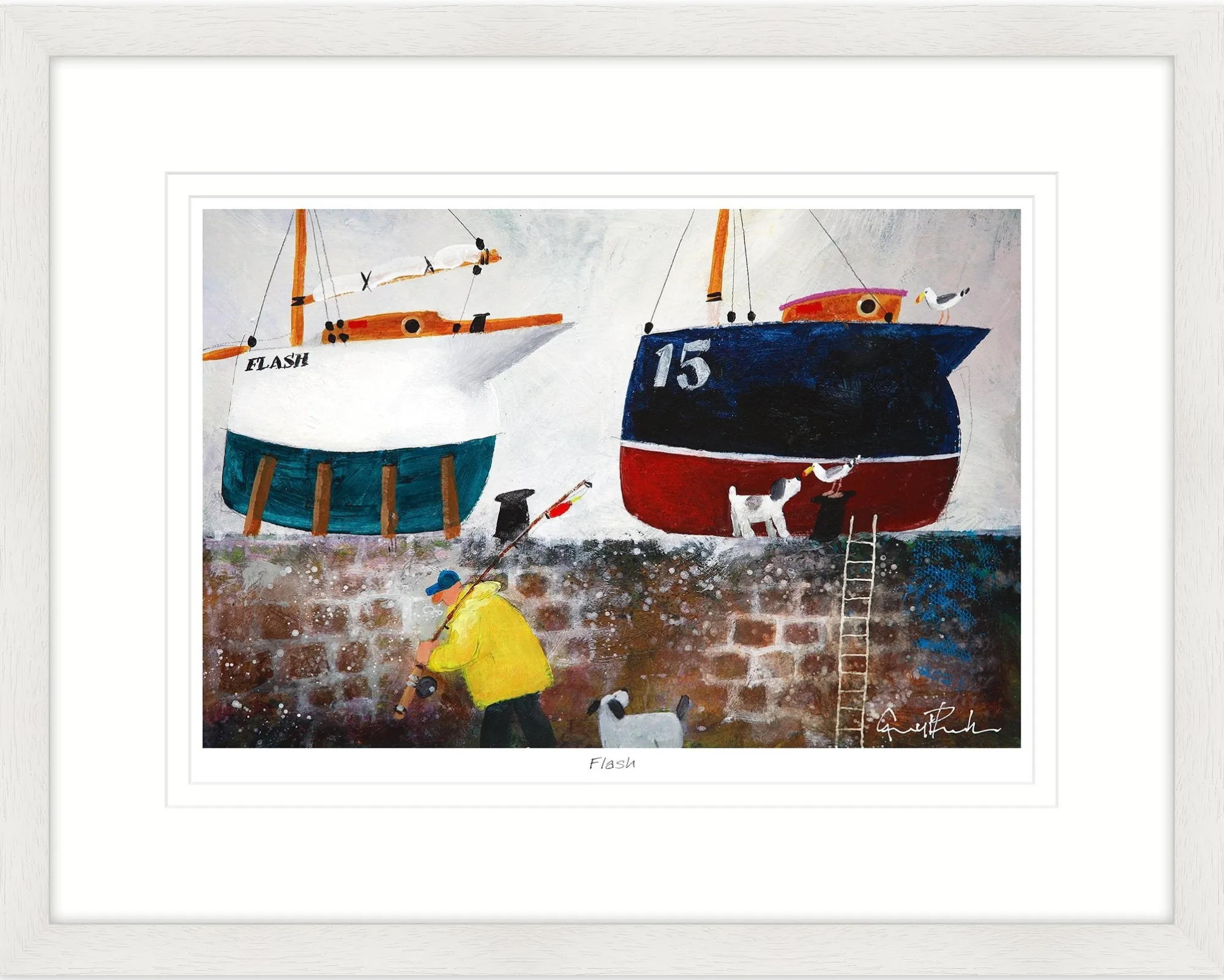 Framed Prints*Whistlefish Flash Framed Print