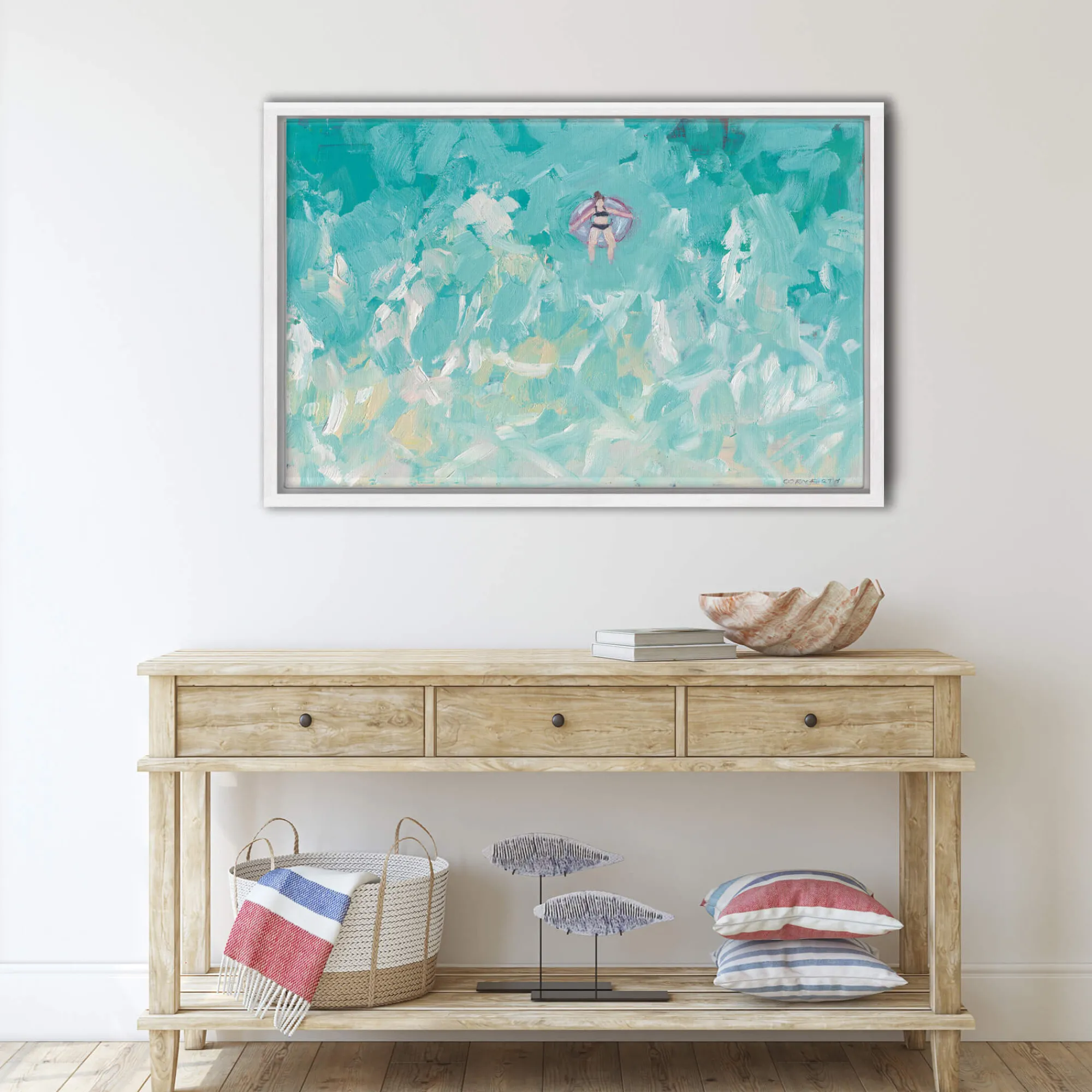 Coastal Scenes|Framed Canvas*Whistlefish Floating Framed Canvas
