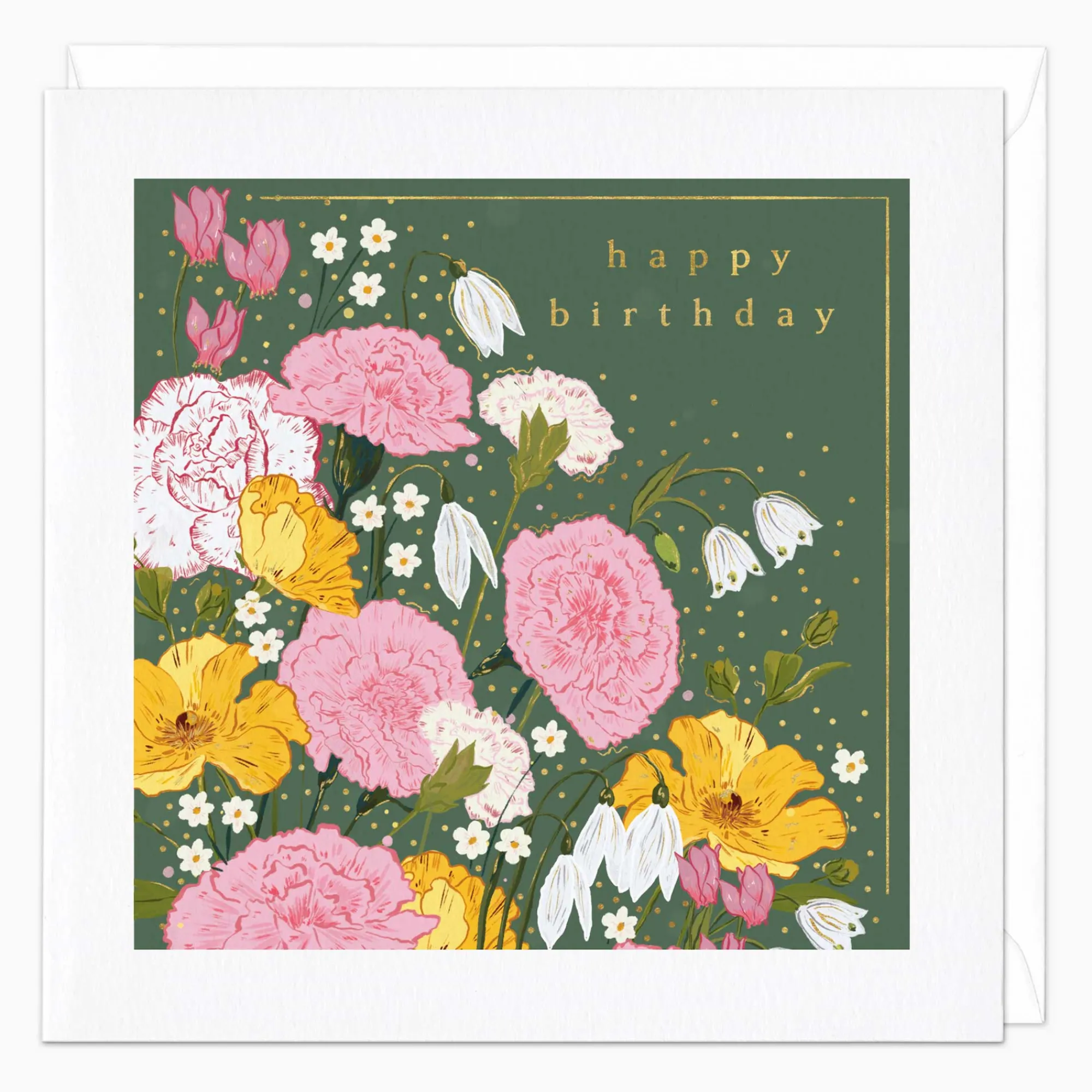 Birthday|For Her*Whistlefish Floral Art Birthday Card