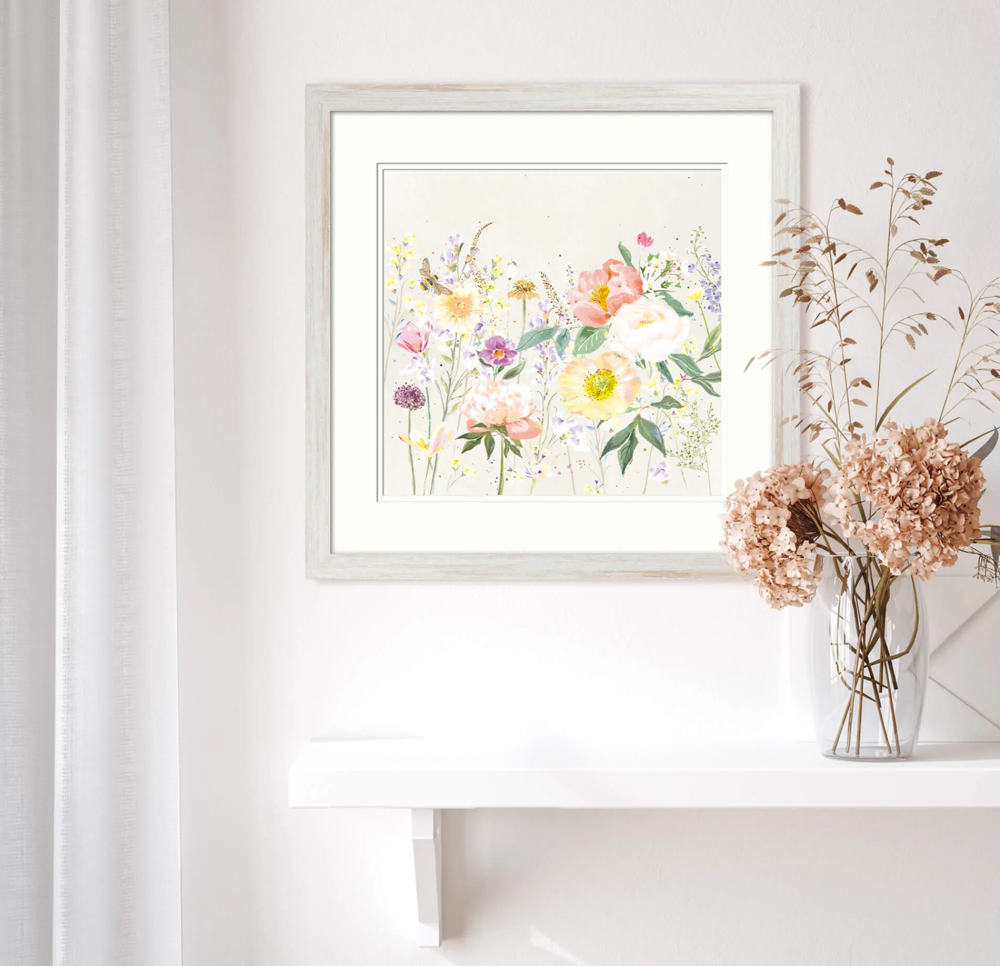 Floral & Flowers|Framed Prints*Whistlefish Floral Bouquet Small Framed Print