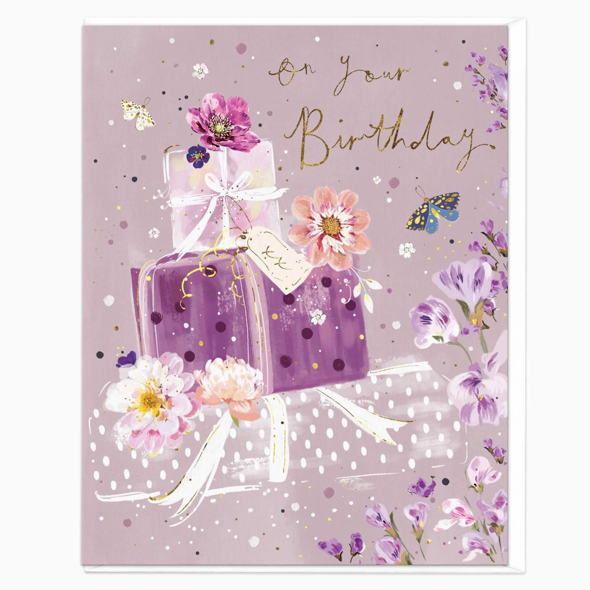 Birthday|For Her*Whistlefish Floral Elegance Birthday Card