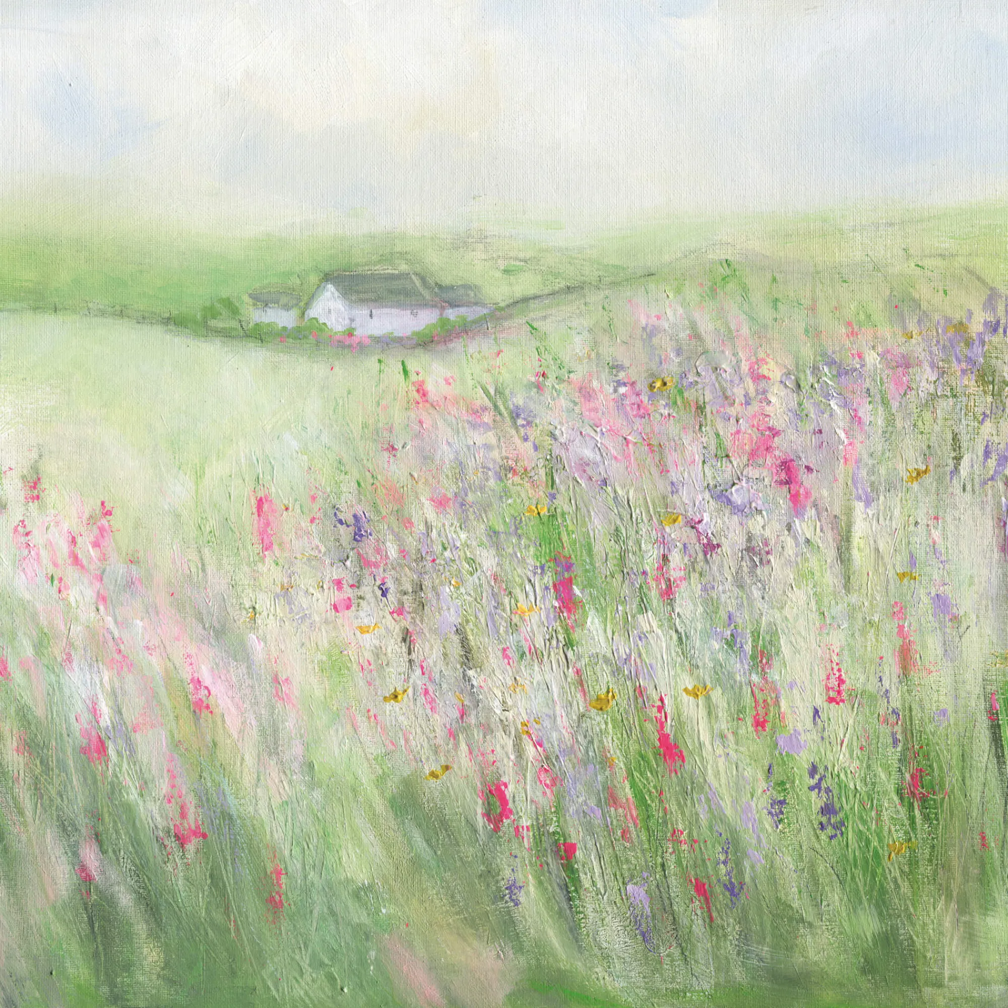 Unframed Prints*Whistlefish Floral Meadow Art Print