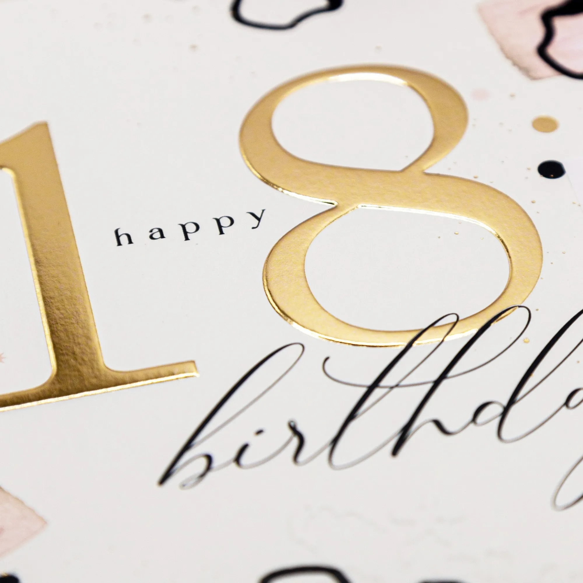 Birthday|Birthday*Whistlefish Floral 18th Birthday Luxury Card