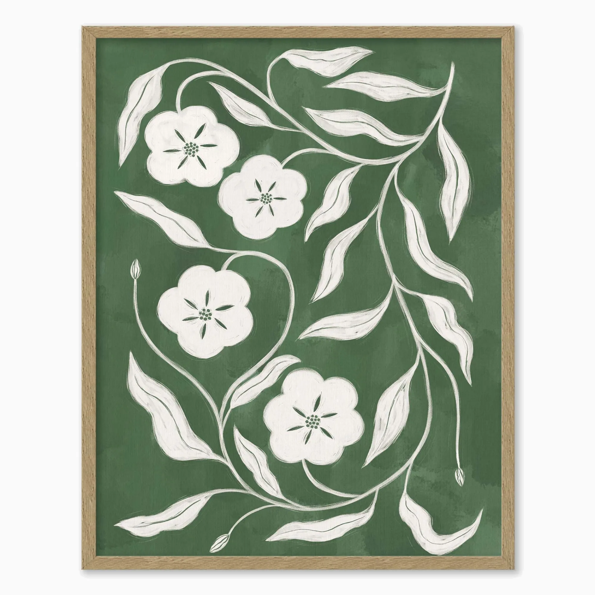 Framed Prints*Whistlefish Floral Vine Framed Print