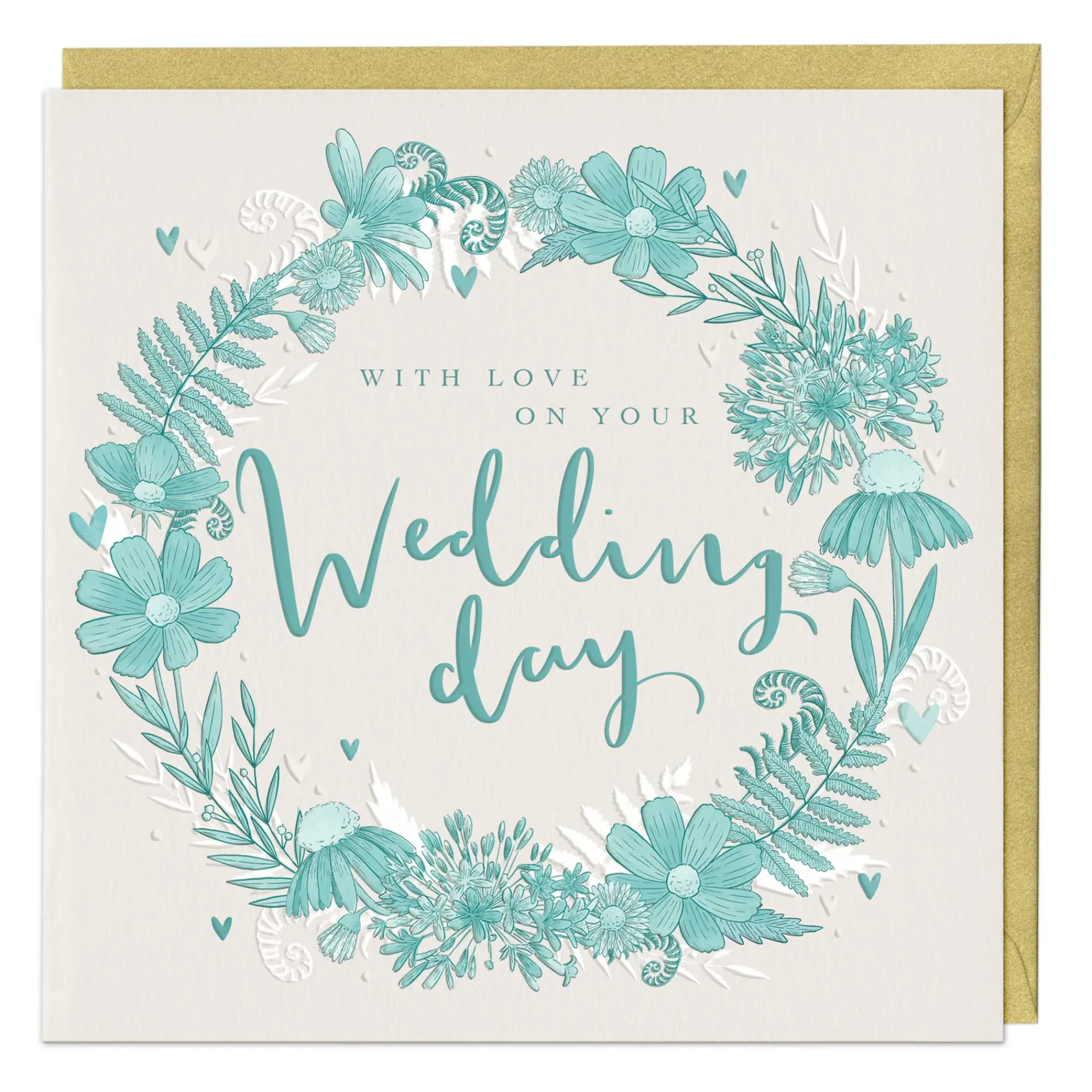 Wedding|For Her*Whistlefish Floral Wedding Day Luxury Card