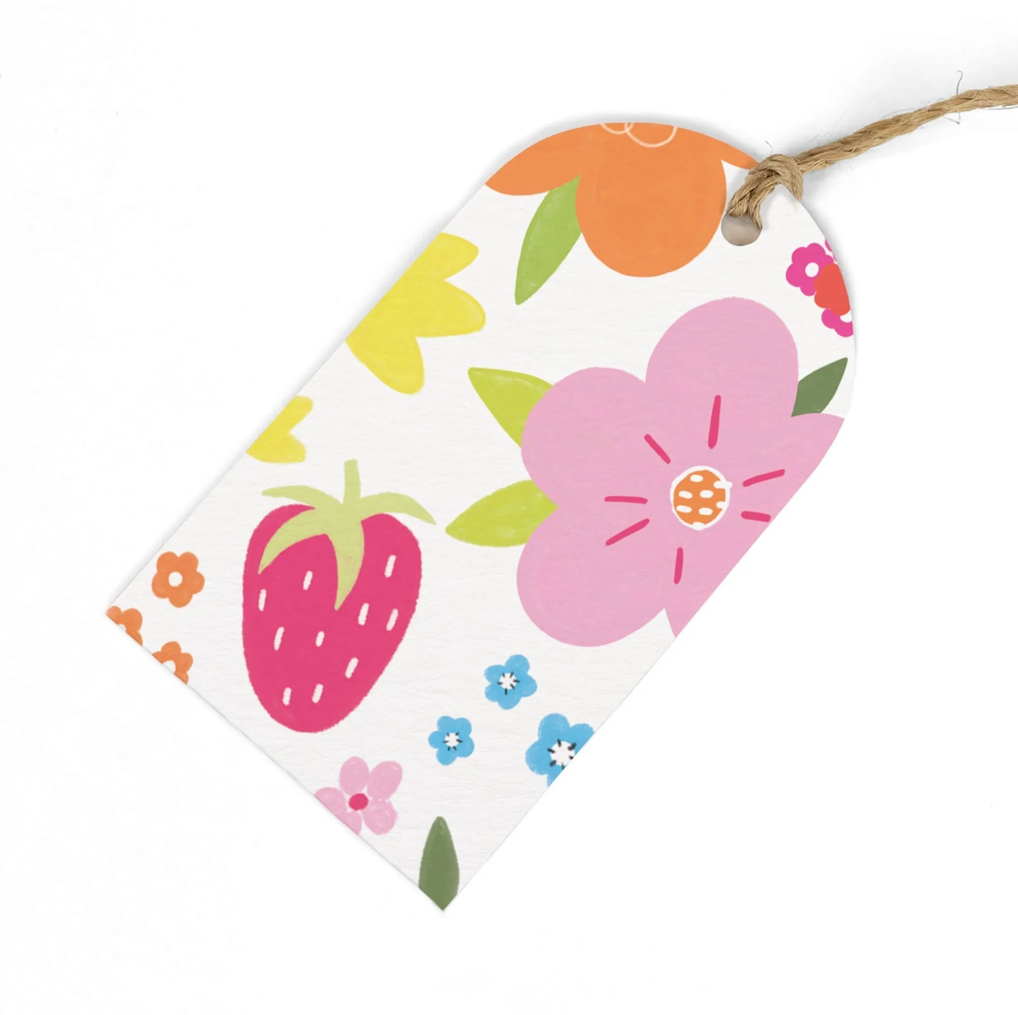 Gift Tags|Gift Tags*Whistlefish Flower & Strawberry Gift Tags (Pack of 6)