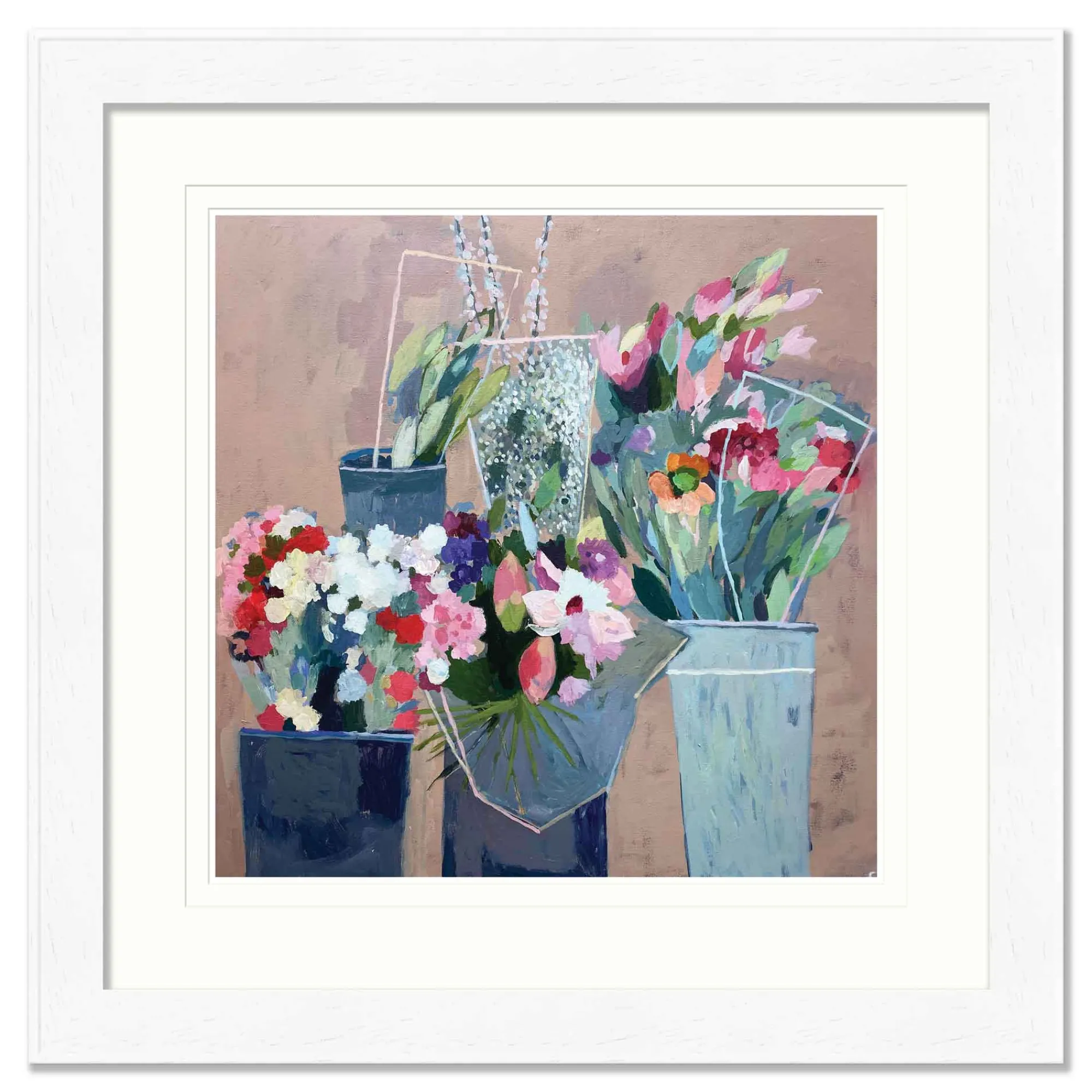 Floral & Flowers|Framed Prints*Whistlefish Flowers For Sale Large Framed Print