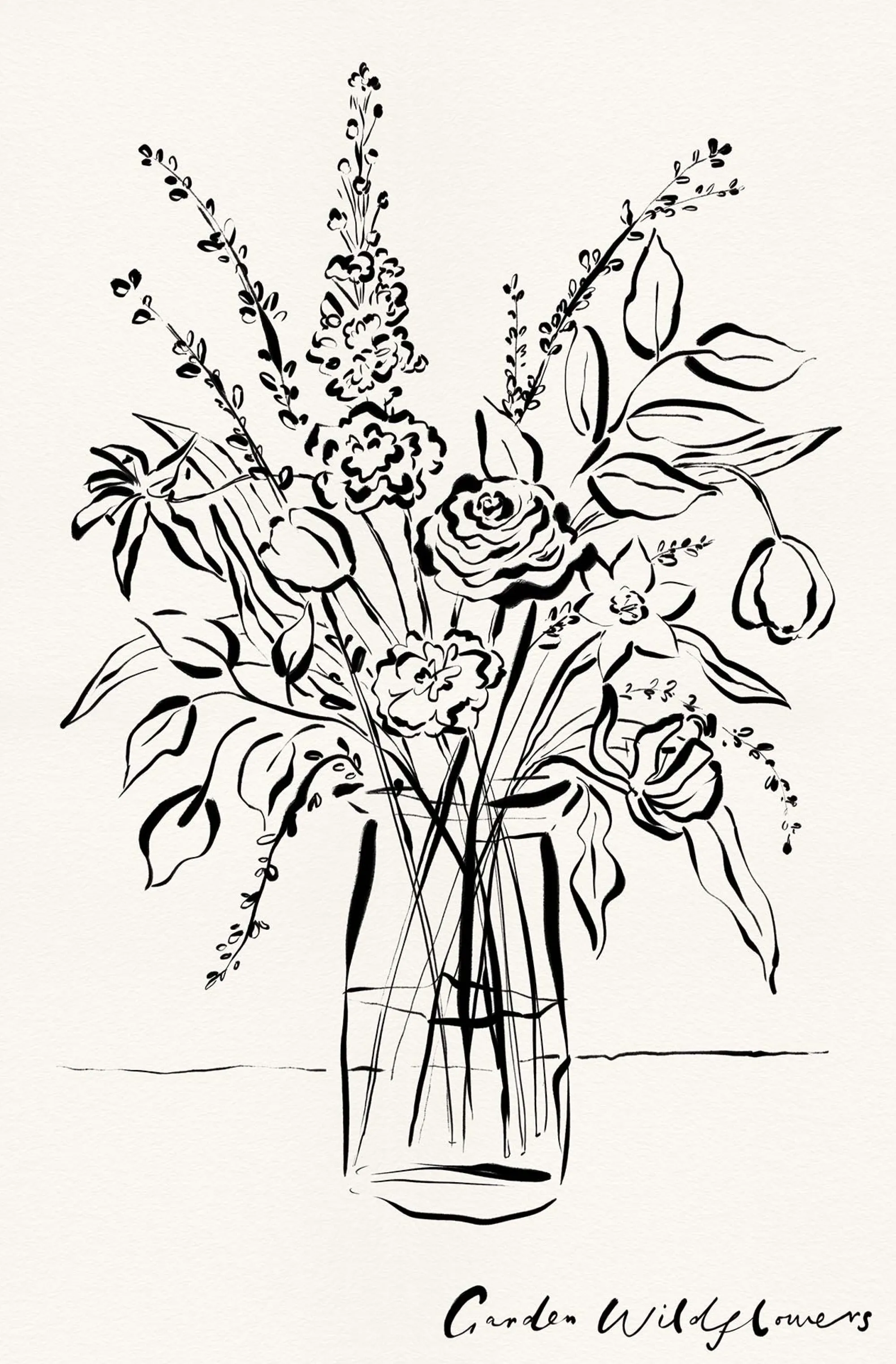 Unframed Prints*Whistlefish Flowers in A Vase Art Print
