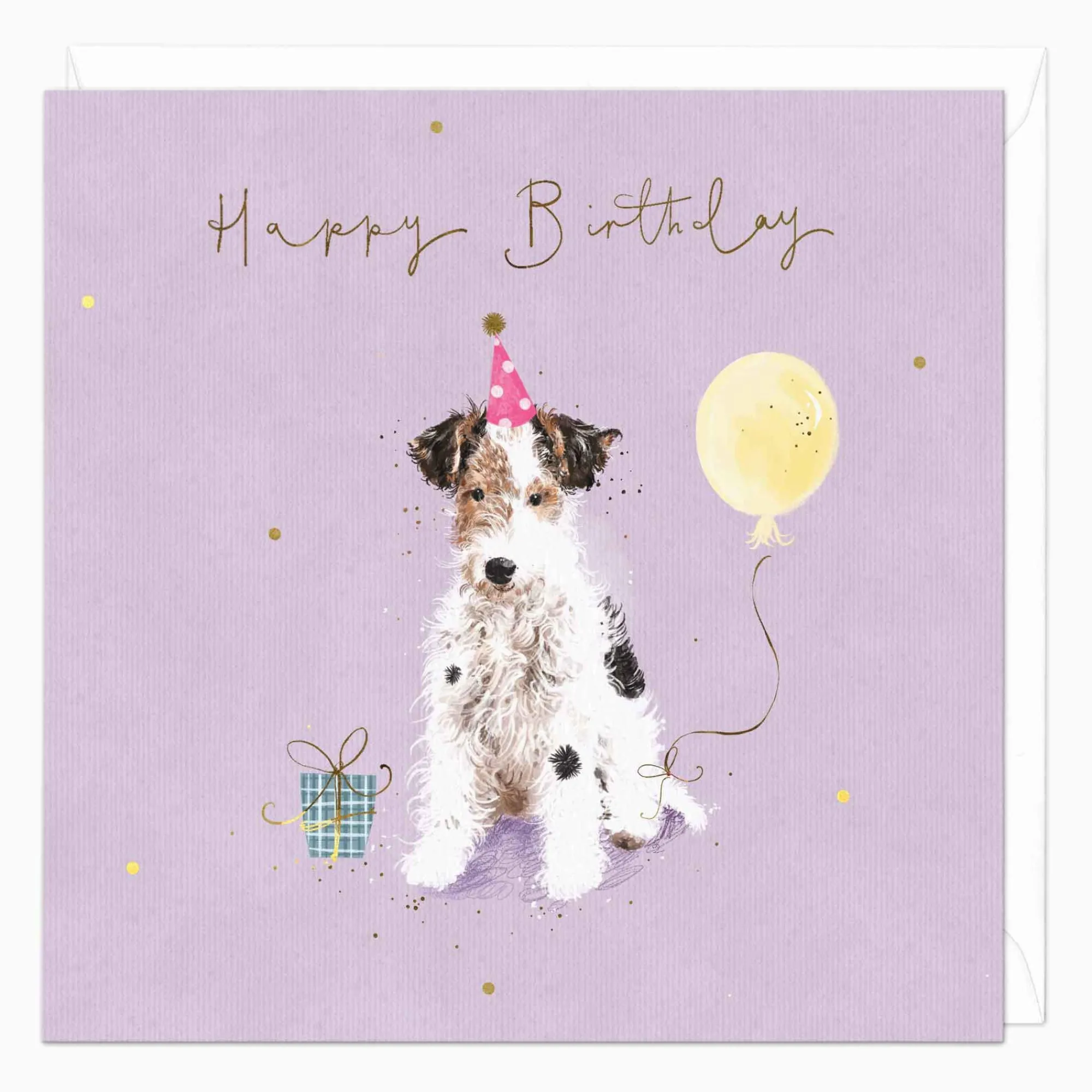 Birthday|For Children*Whistlefish Fluffy Jack Russell Birthday Card
