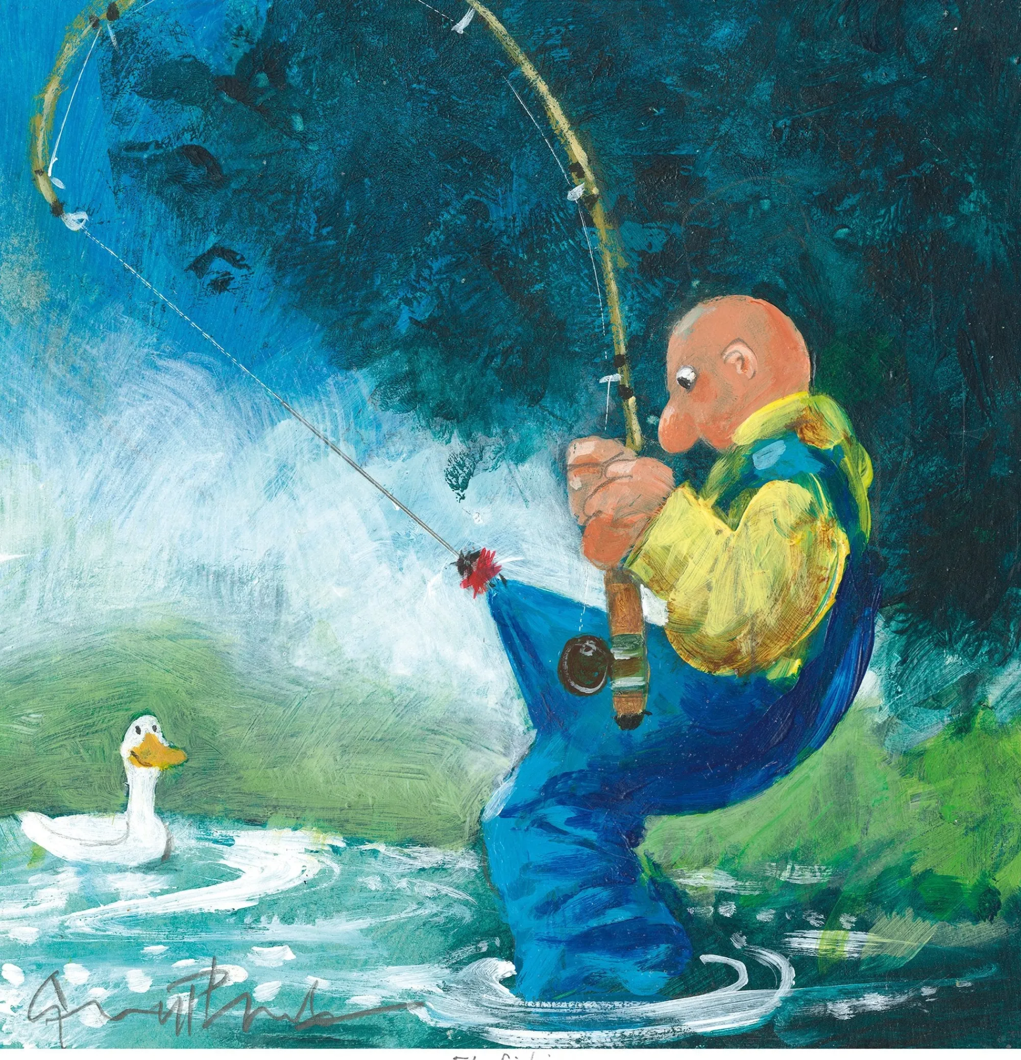 Unframed Prints*Whistlefish Fly Fishing Art Print