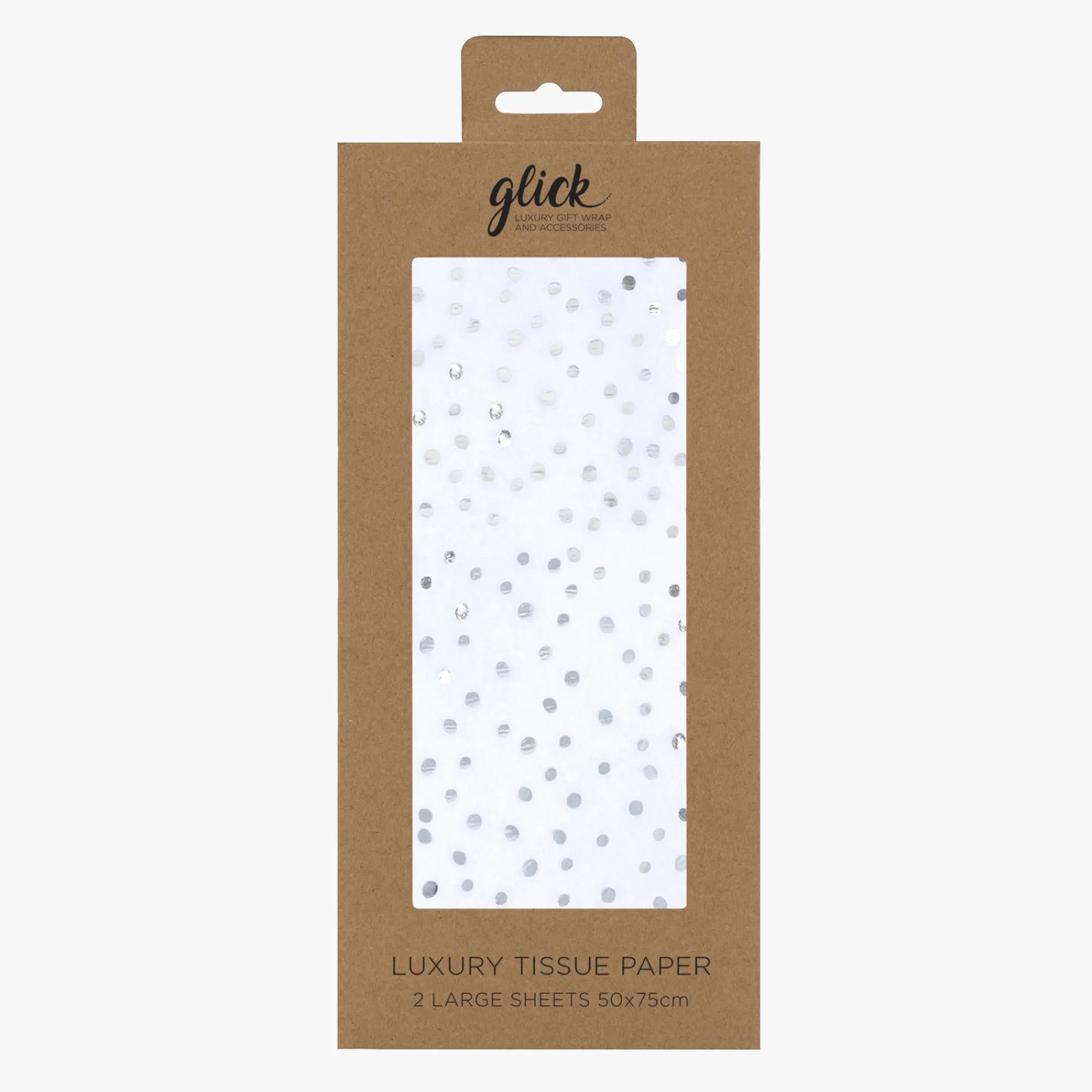 Tissue Paper|Tissue Paper*Whistlefish Foil Flecks White Tissue Paper