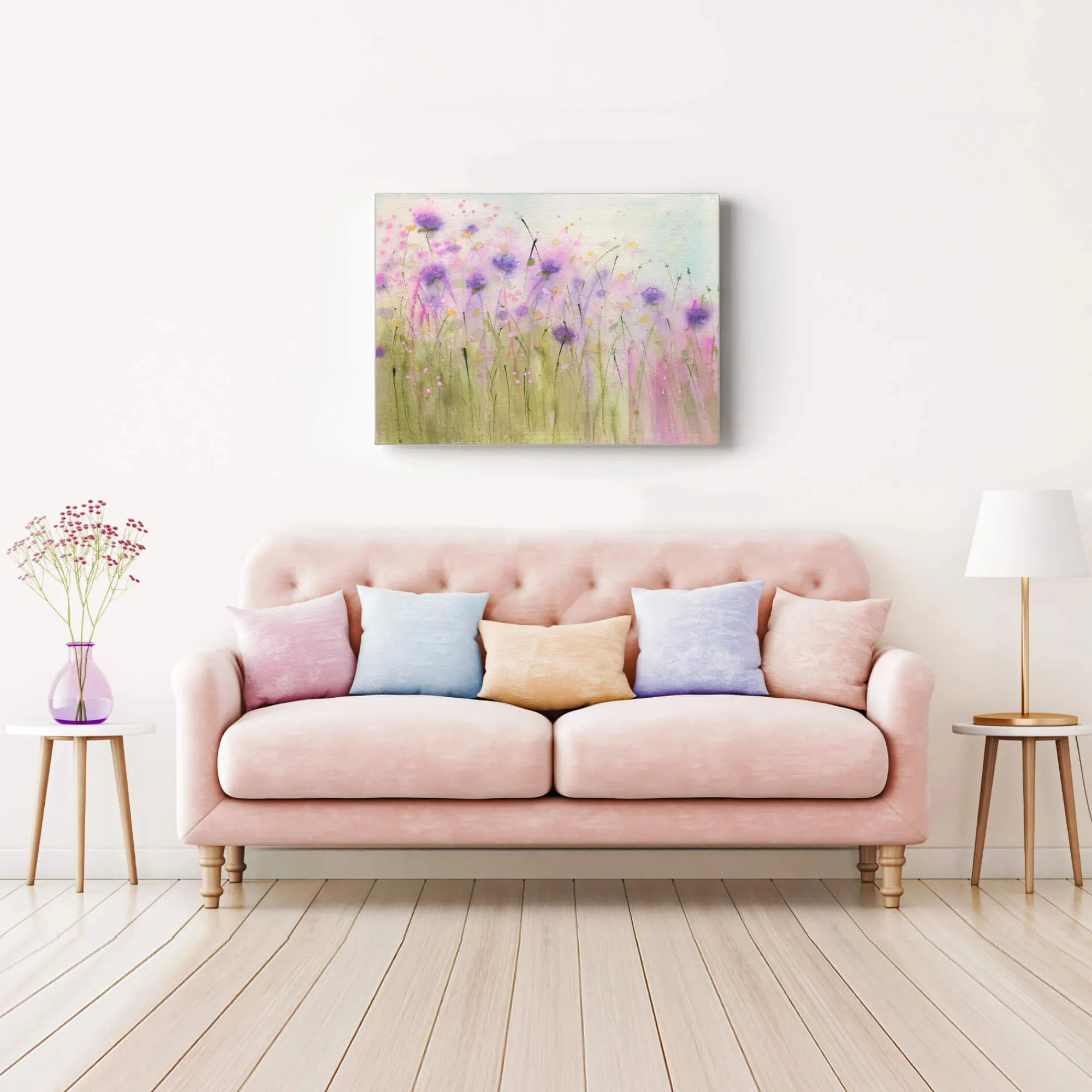 Floral & Flowers|Canvas*Whistlefish Forget Me Not Canvas