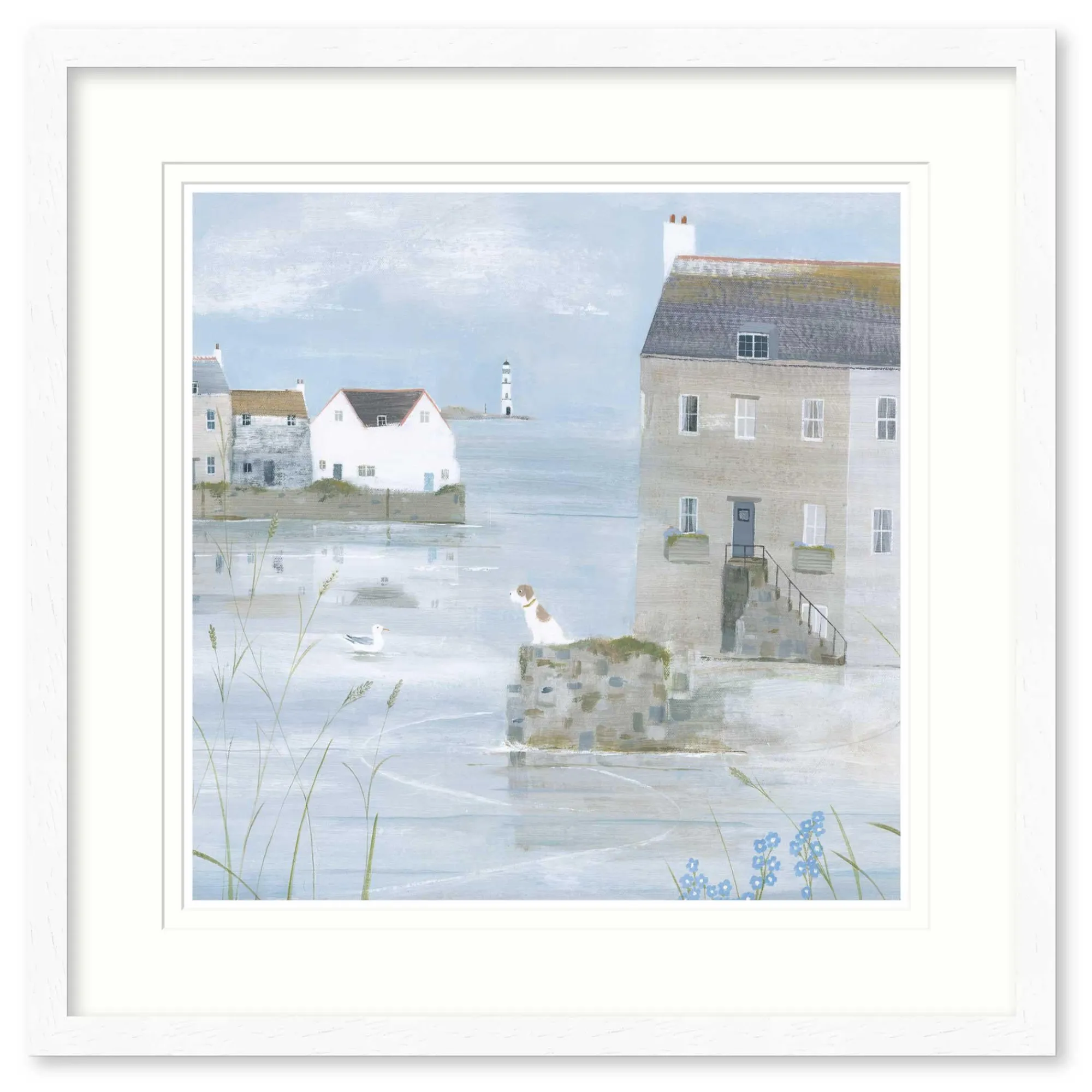 Boat & Sailing|Animal*Whistlefish Forget Me Not Framed Print